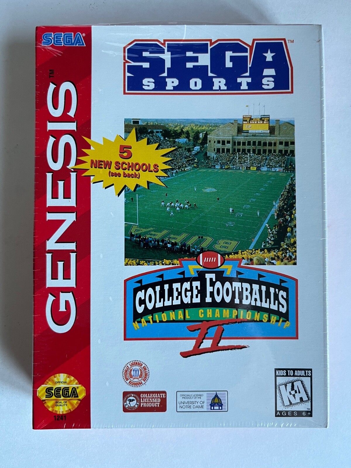 College Football\'s National Championship II (Sega Genesis, 1995) Sega Sports New