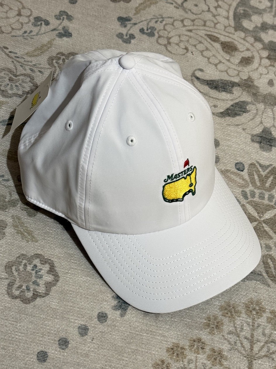 NWT 2026 The Masters Augusta National American Needle White Golf Hat Cap OS