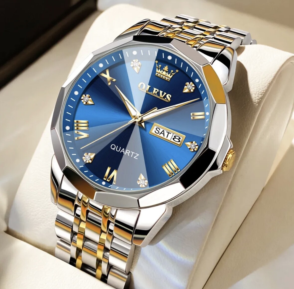 Brand New Olevs Men\'s Watch, with White Box. Choose Your Color.