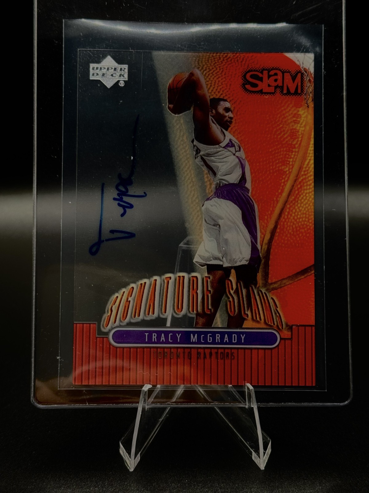 Tracy McGrady 2000-01 Upper Deck Slam Signature Slams #TM Auto Tracy McGrady 2000-01 Upper Deck Slam Signature Slams #TM Auto