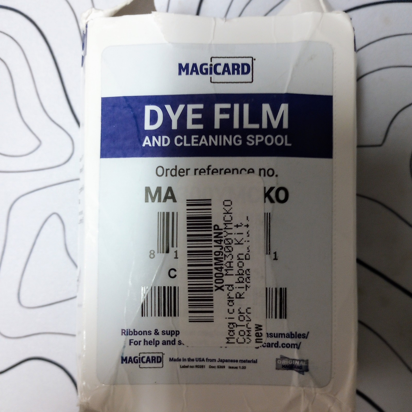 Magicard Dye Film And Cleaning Spool Ink (MA300YMCKO) For Magicard Printers Magicard Dye Film And Cleaning Spool Ink (MA300YMCKO) For Magicard Printers