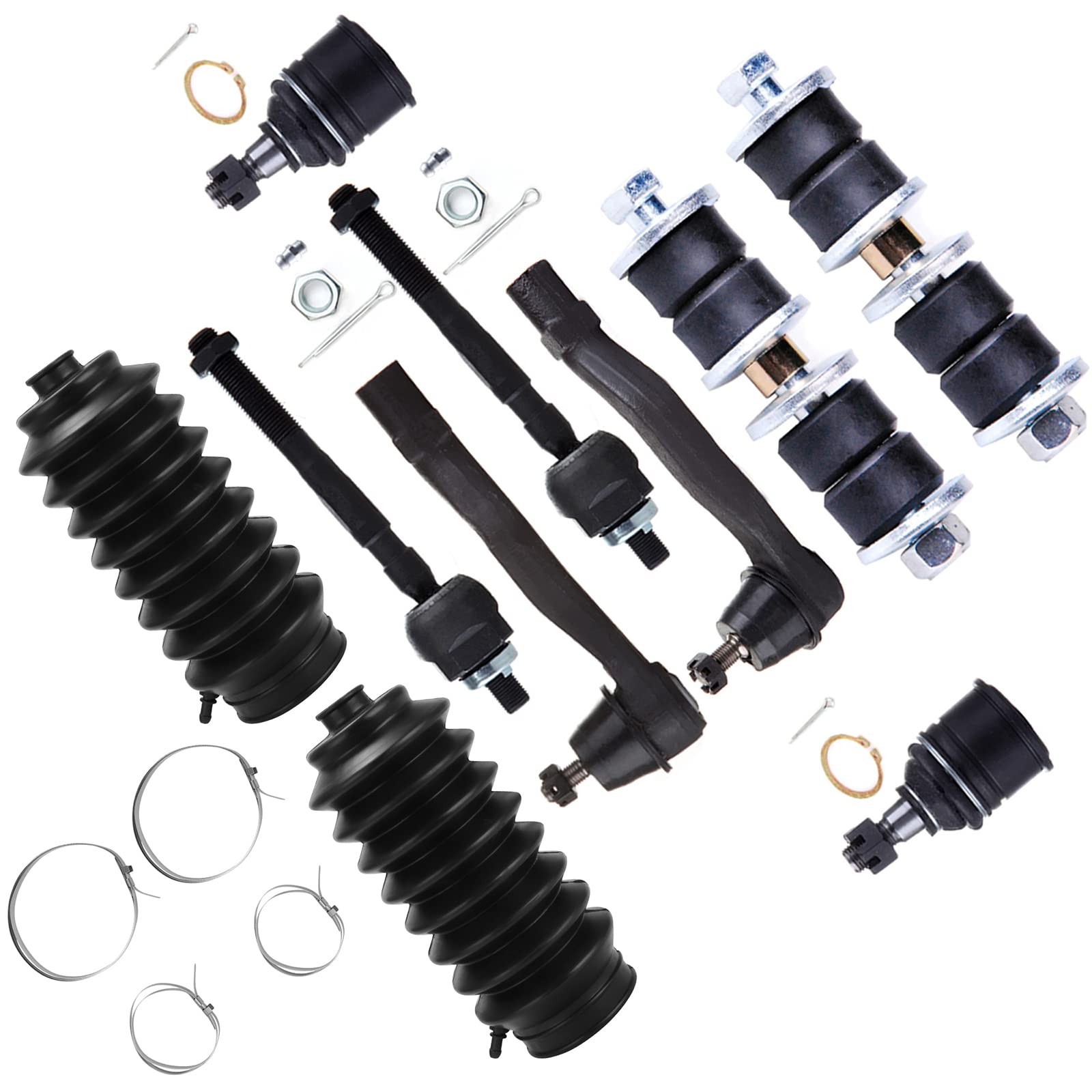 10pcs Front Suspension Kit Tie Rod End Boot for Honda Civic for Acura Integra