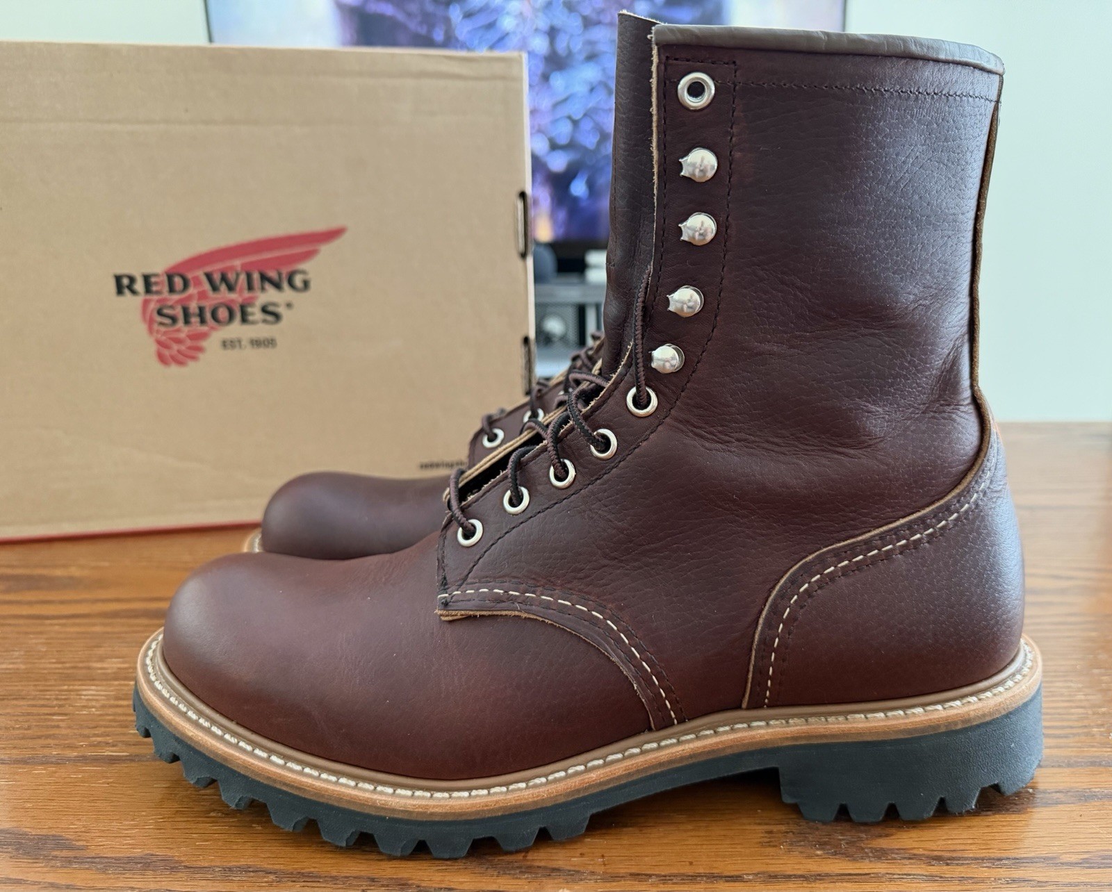 Red Wing Heritage Logger 4585 - Briar Oil Slick - US M10 D Red Wing Heritage Logger 4585 - Briar Oil Slick - US M10 D