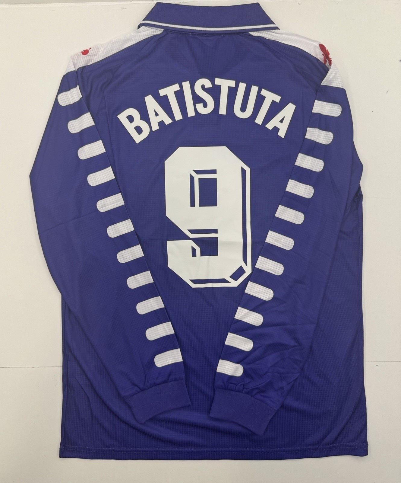 1998/99 Fiorentina Home Retro Jersey Batistuta #9 Long Sleeve Vintage Purple