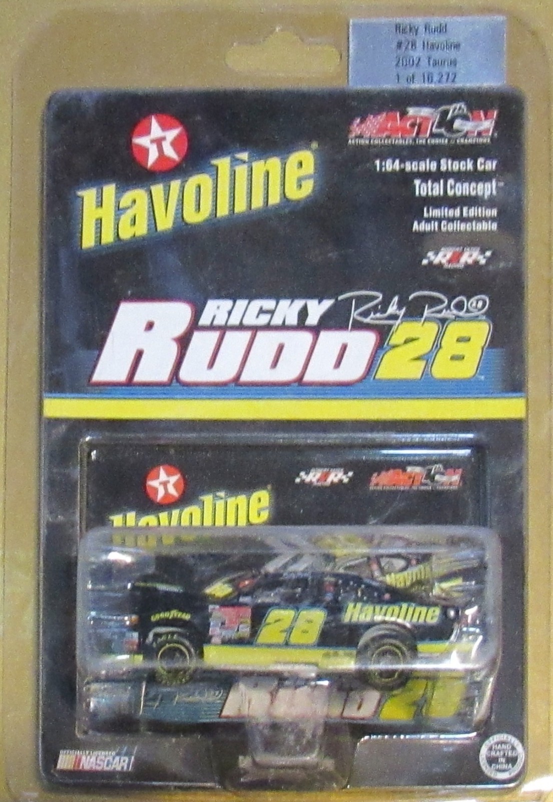 Action Racing 1:64 2002 Ricky Rudd #28 Havoline Ford Taurus Action Racing 1:64 2002 Ricky Rudd #28 Havoline Ford Taurus