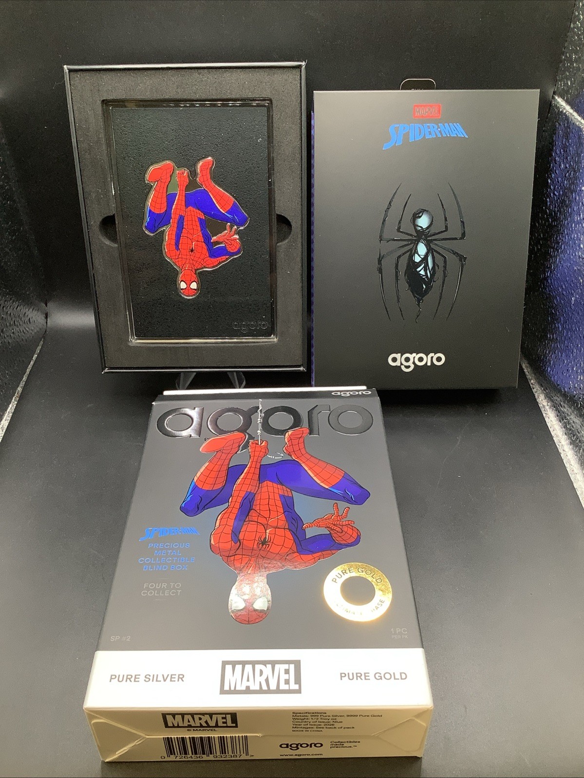 2026 Agoro Marvel Colorized Spiderman 1/2oz .999 Fine Silver Foil - Tier 1 /3000 2026 Agoro Marvel Colorized Spiderman 1/2oz .999 Fine Silver Foil - Tier 1 /3000