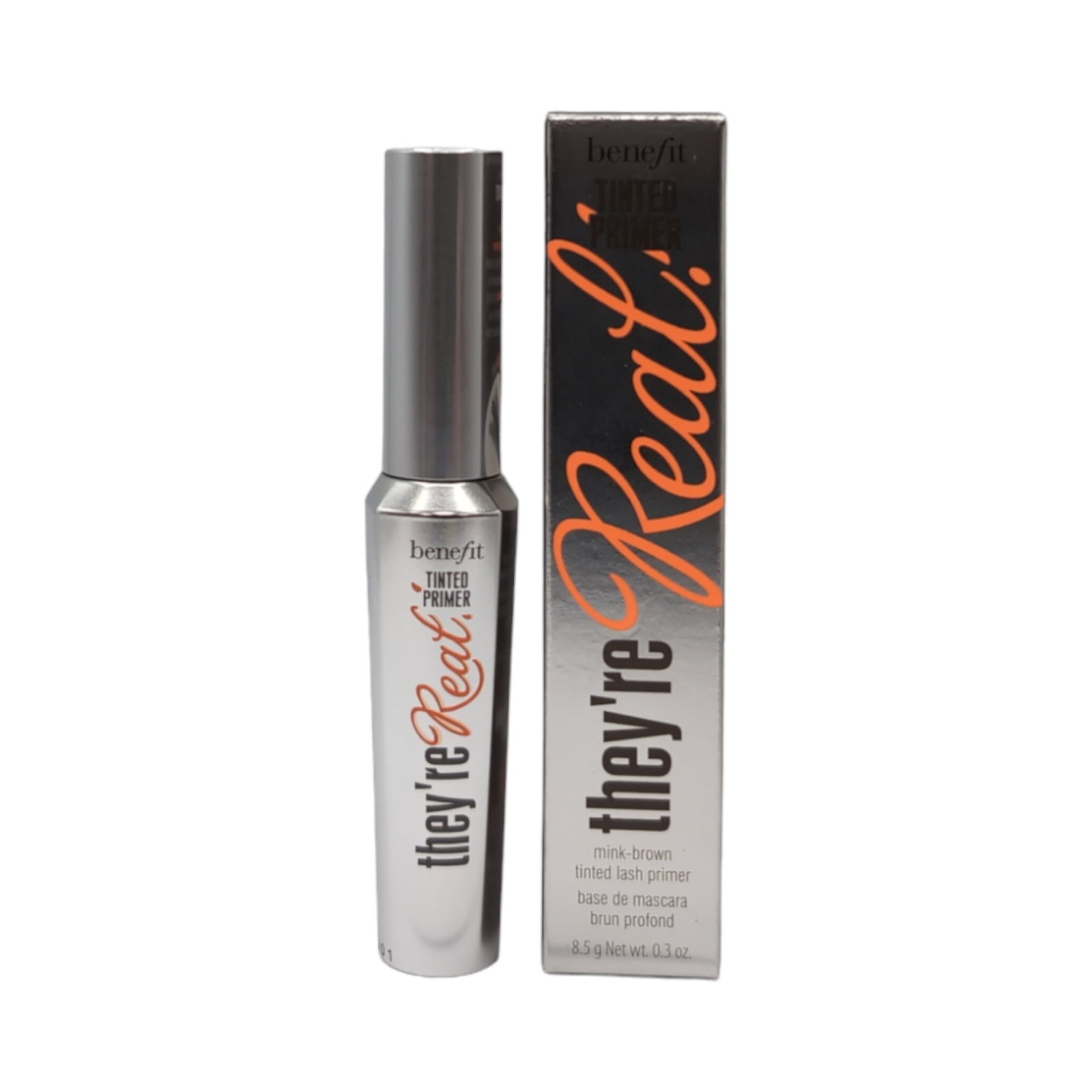 Benefit They're Real Tinted Lash Primer Mink Brown 8.5g 0.3 oz Full Size NEW Benefit They're Real Tinted Lash Primer Mink Brown 8.5g 0.3 oz Full Size NEW
