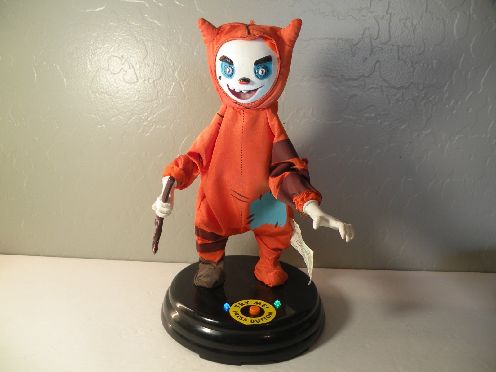 RARE GEMMY Halloween GRAVE RAVER DEVIL This Is Why I'm Hot Light Sounds NO Dance