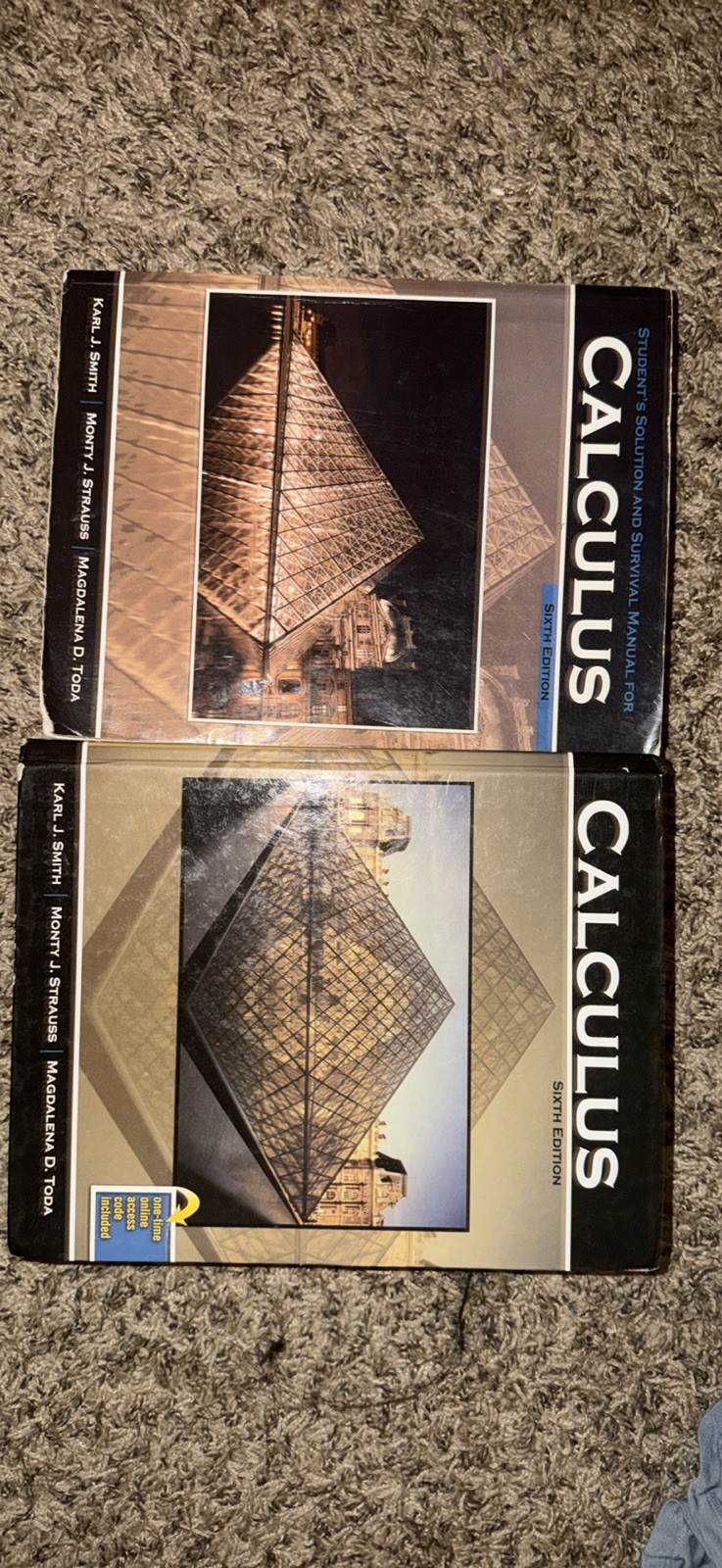 Calculus Sixth Edition Hardcover by Smith, Strauss, Toda w/ Online Access Code Calculus Sixth Edition Hardcover by Smith, Strauss, Toda w/ Online Access Code