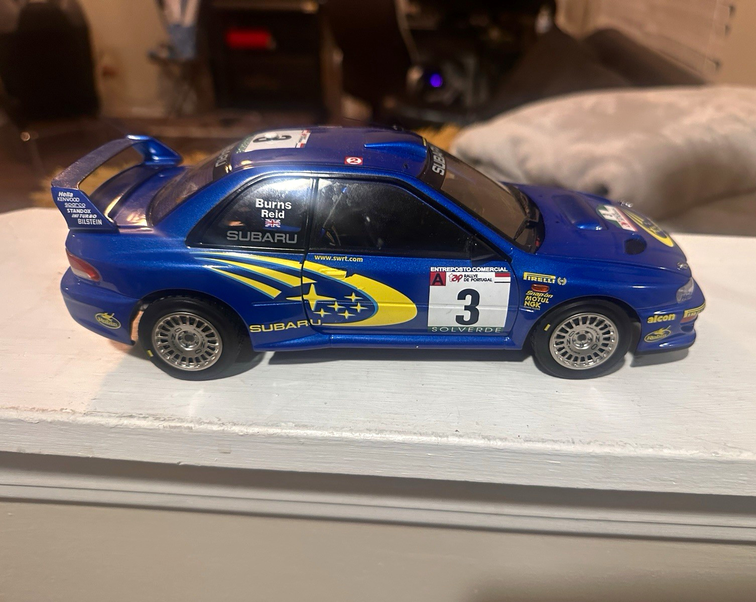 Sunstar 1/18 Subaru Impreza WRC Burns Reid Winner TAP Rallye Portugal 2000 #3 Sunstar 1/18 Subaru Impreza WRC Burns Reid Winner TAP Rallye Portugal 2000 #3