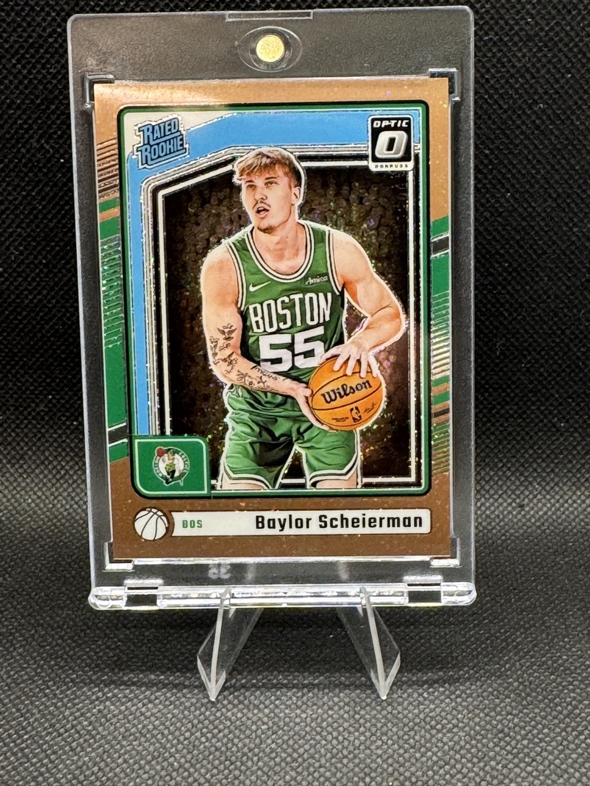 2024-25 Donruss Optic - Rated Rookie Baylor Scheierman #263 Copper Prizm /99 2024-25 Donruss Optic - Rated Rookie Baylor Scheierman #263 Copper Prizm /99