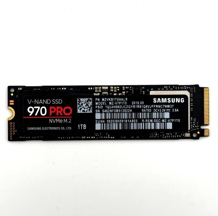 Samsung 970 EVO 1TB NVMe M.2 2280 PCIe 3.0 x4 SSD Solid State Drive Health 100%