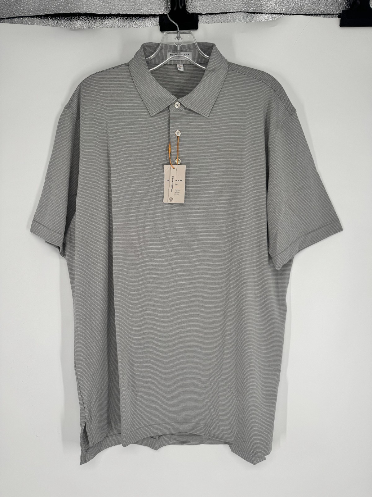 Peter Millar Crown Sport Summer Comfort Halford Polo Large Performance Striped Peter Millar Crown Sport Summer Comfort Halford Polo Large Performance Striped