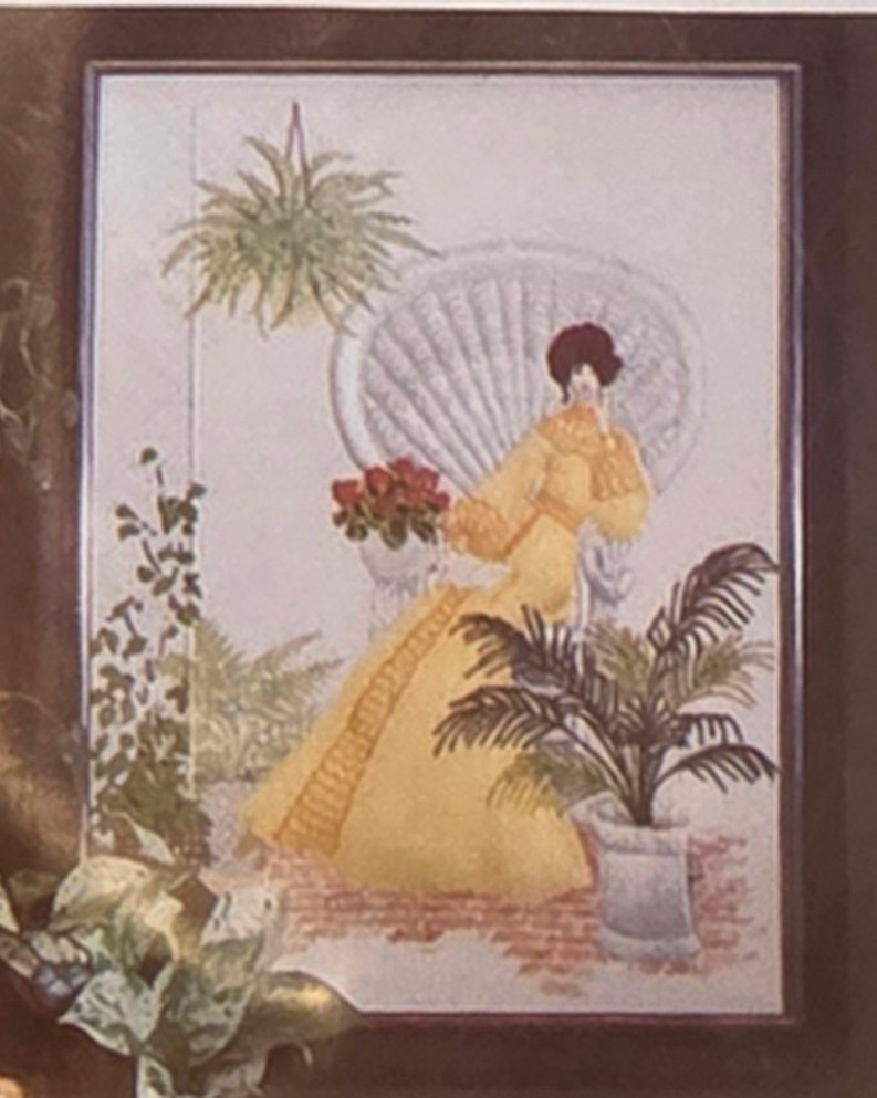 1977 Vintage Summer Afternoon Trapunto Quilting & Crewel Stitchery Kit 7391 1977 Vintage Summer Afternoon Trapunto Quilting & Crewel Stitchery Kit 7391
