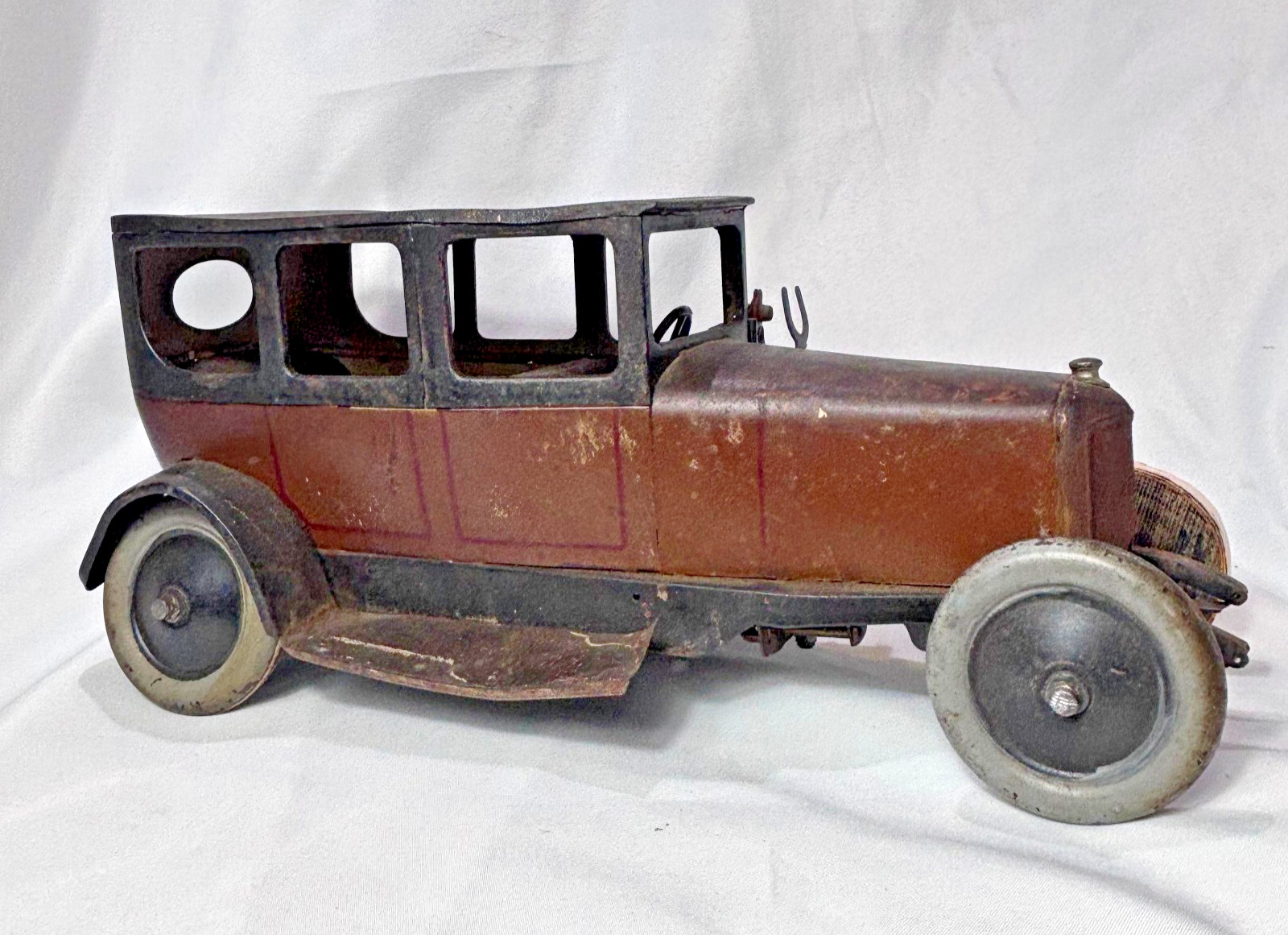 Antique Jouets de Paris Tinplate Clockwork Renault Limo Vehicle Parts Restore