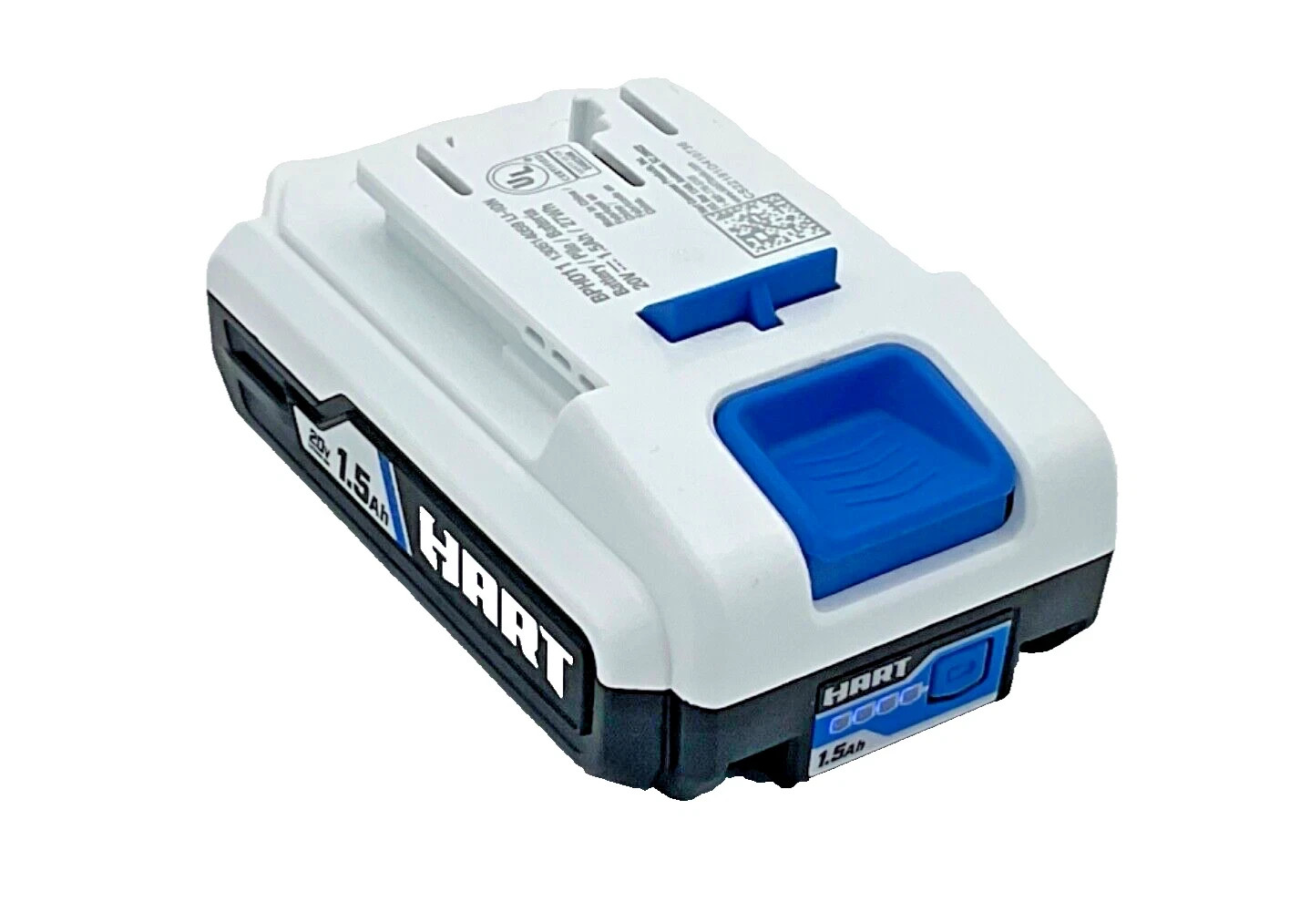 New - HART BPH011 20-VOLT 20V LITHIUM-ION TOOL BATTERY 1.5AH 28WH W/ FUEL GAUGE New - HART BPH011 20-VOLT 20V LITHIUM-ION TOOL BATTERY 1.5AH 28WH W/ FUEL GAUGE