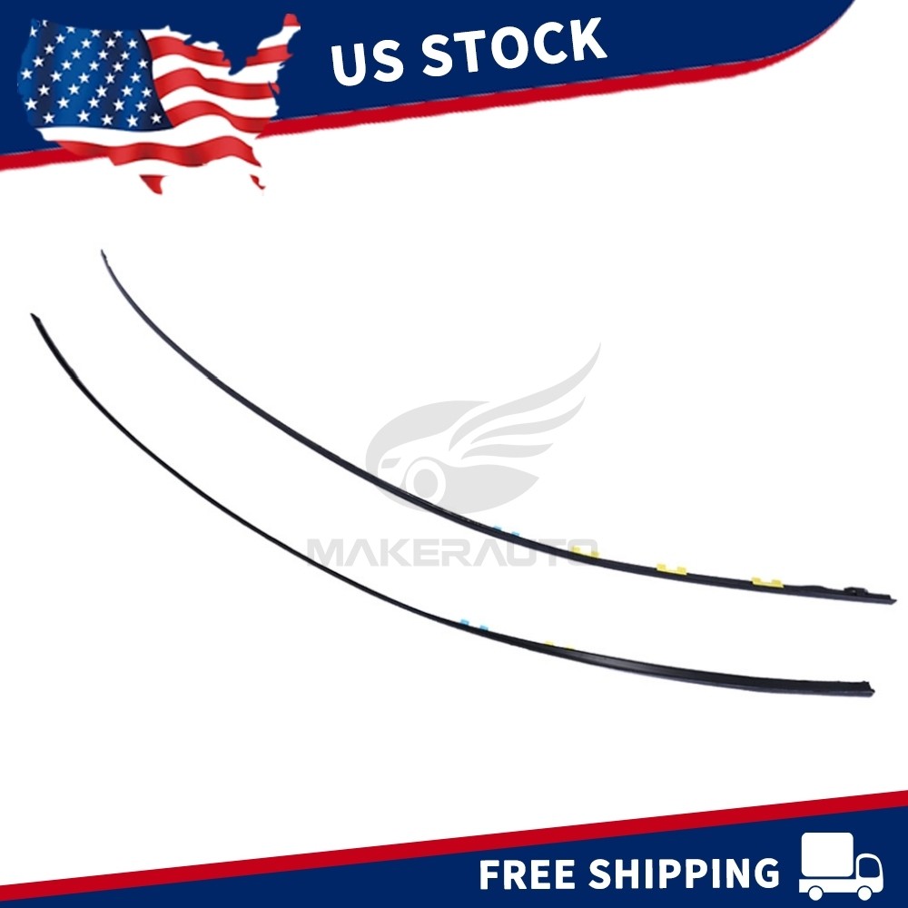 NEW For 06-11 Honda Civic Molding L&R Drip Side Set 73168-SNA-013 73158-SNA-013