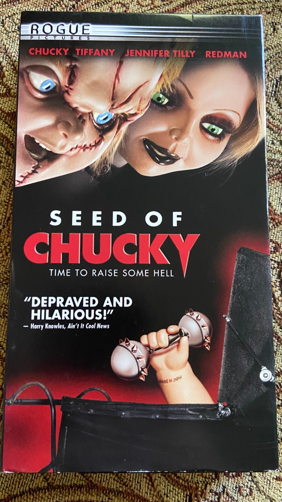 UNIVERSAL Seed of Chucky VHS 2005 Jennifer Tilly John Waters Horror Tested UNIVERSAL Seed of Chucky VHS 2005 Jennifer Tilly John Waters Horror Tested
