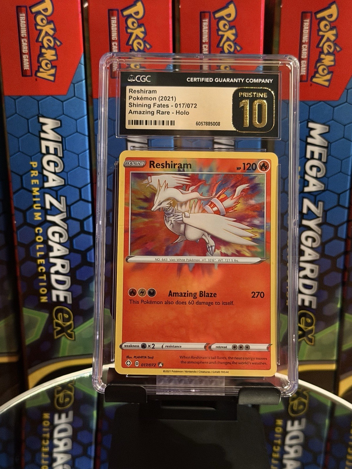 Reshiram 017/072 Shining Fates Holo Reshiram 017/072 Shining Fates Holo