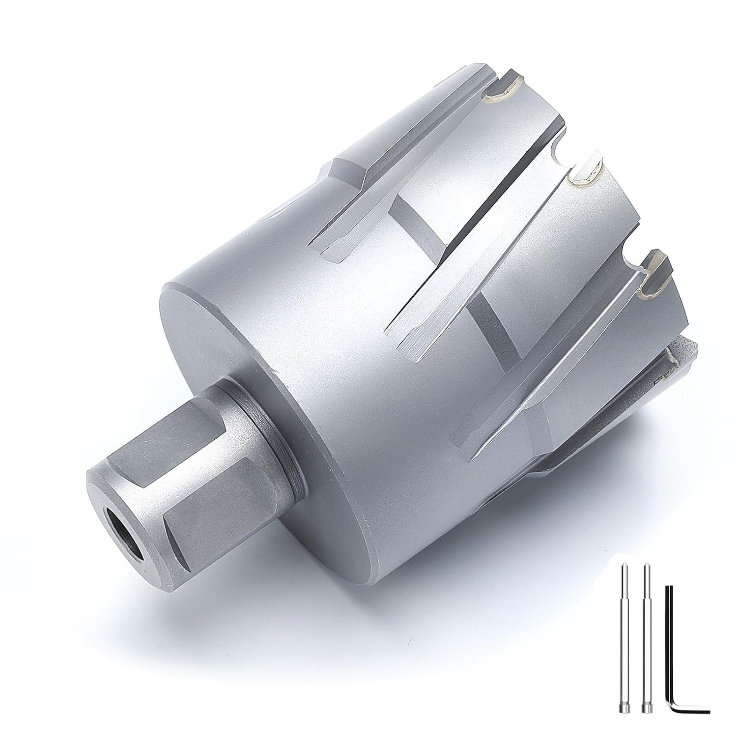 HSS Annular 1-1/4 x 2 Cutter with Weldon Shank,32mm Carbide Tip Annular Drill Bi HSS Annular 1-1/4 x 2 Cutter with Weldon Shank,32mm Carbide Tip Annular Drill Bi