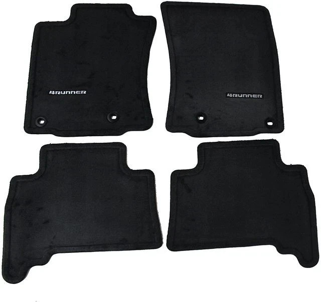 Genuine Genuine Toyota 2014-2024 4Runner Black Carpet Floor Mats PT208-89190-20