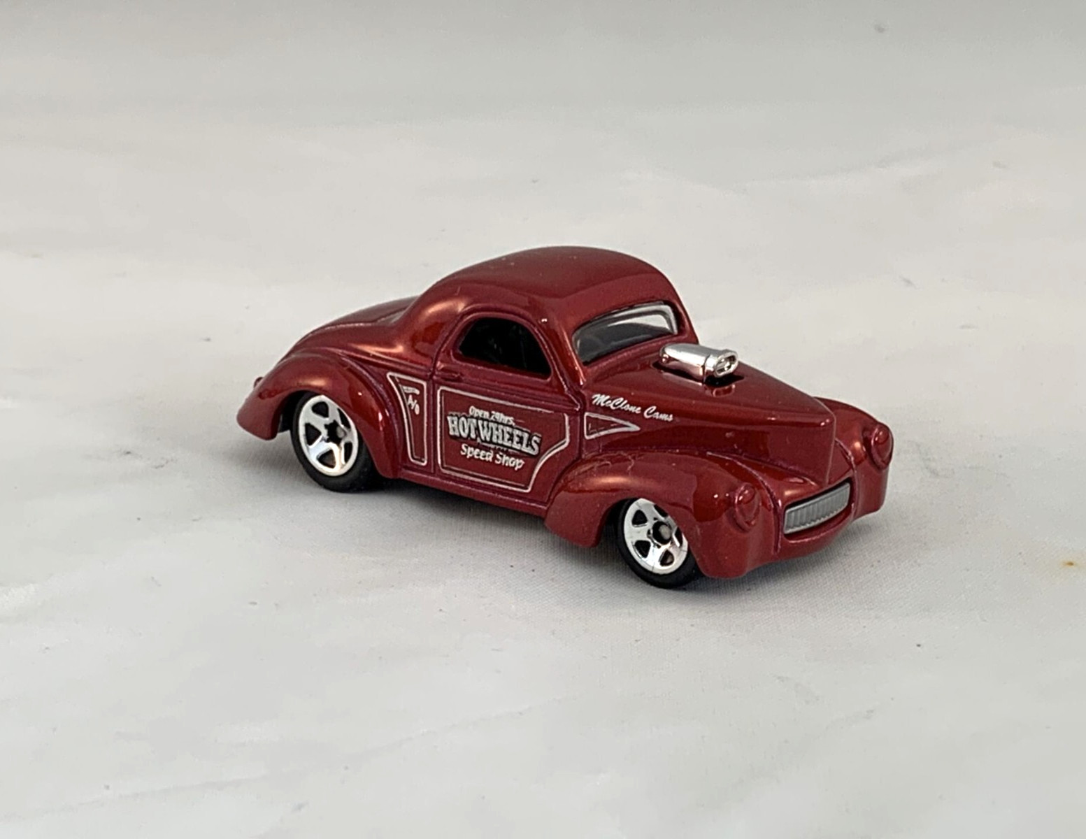 Hot Wheels Custom 41 Willys Coupe 2010 Hot Rods Dark Red 5SPs 