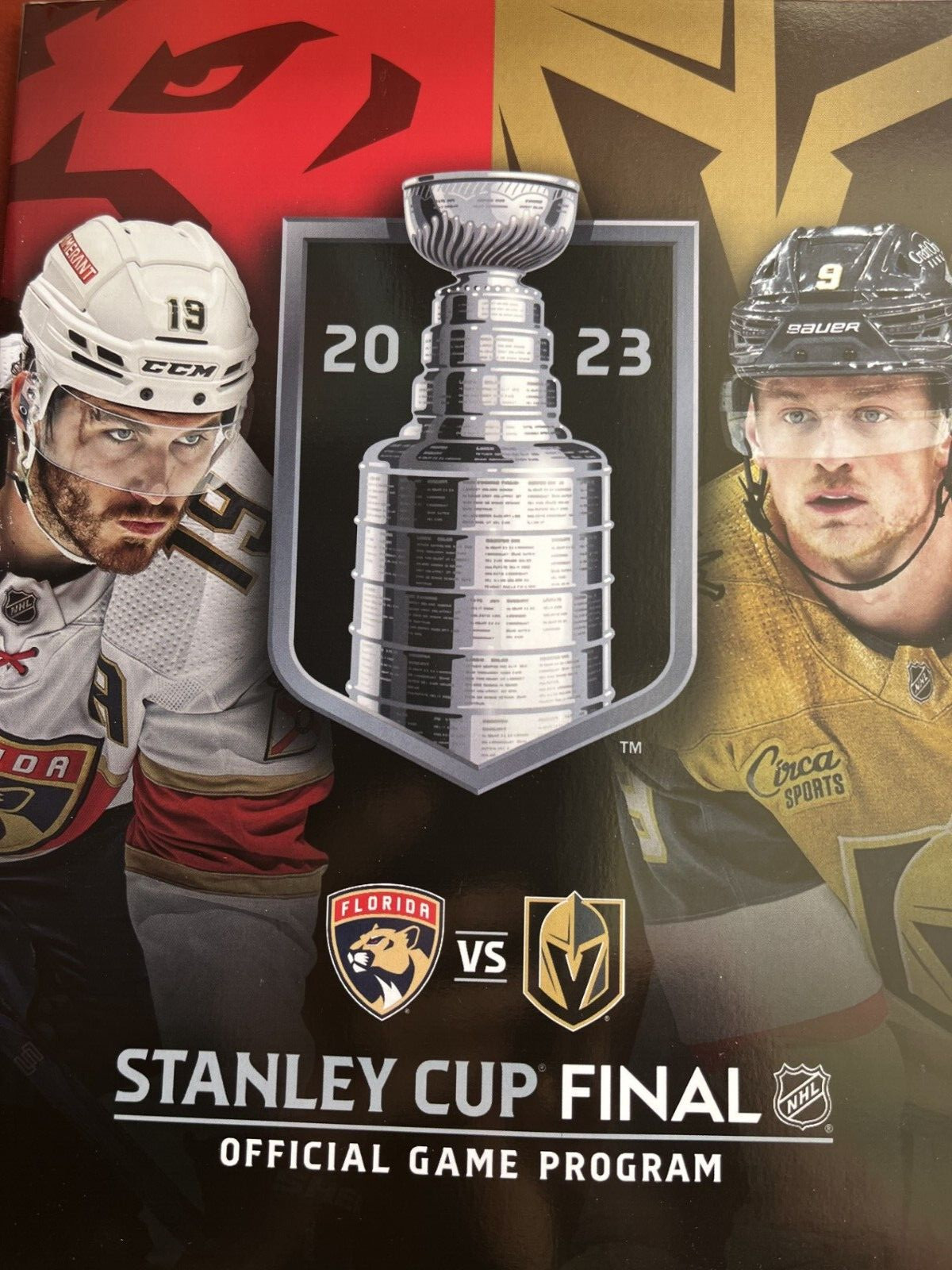 2023 VEGAS GOLDEN KNIGHTS CHAMPIONS STANLEY CUP FINAL GAME PROGRAM SHIPPING NOW