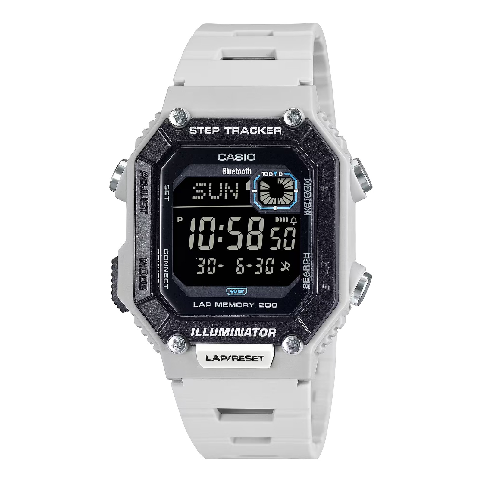 Casio Men\'s Digital Watch with Gray Band - WS-B1000-8BVCF