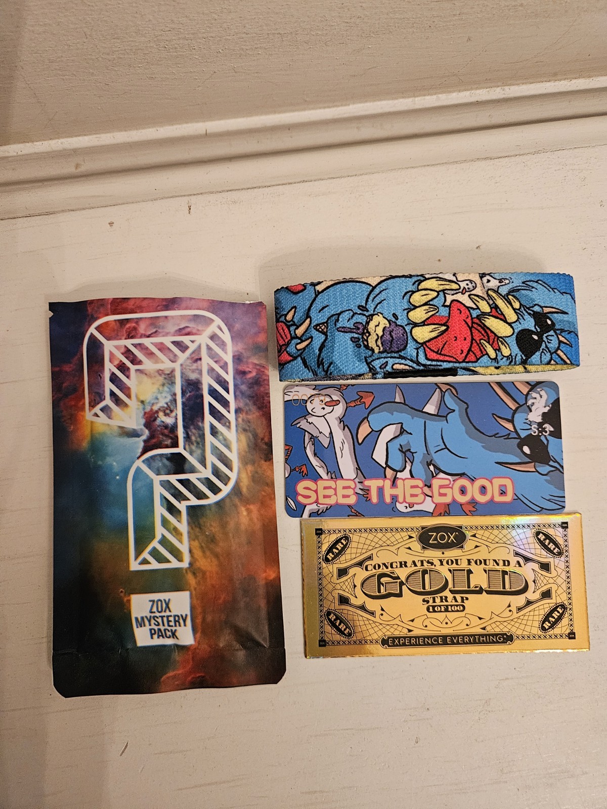 ZOX - See The Good - Inspiration Motivation Reversible Bracelet Rare Gold Card 