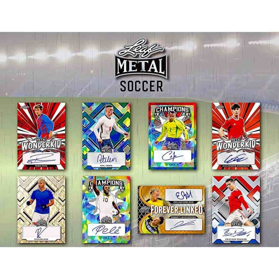 2022 Leaf Metal Soccer Hobby BOX FACTORY SEALED 22LESM 2022 Leaf Metal Soccer Hobby BOX FACTORY SEALED 22LESM