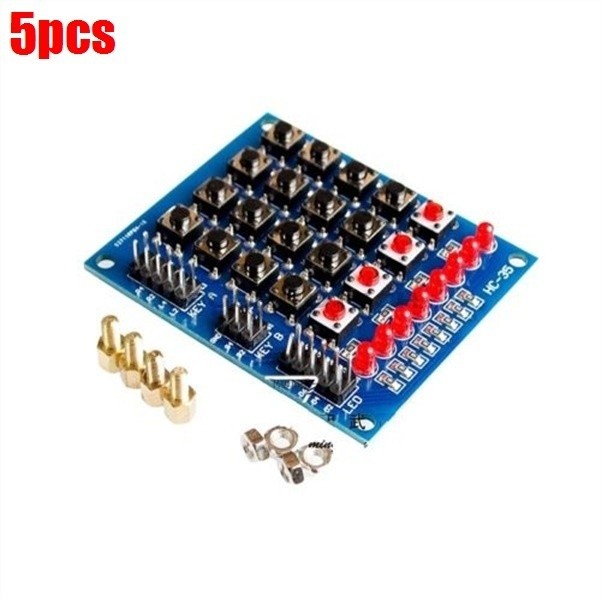 5pcs keyboard buttons LED marquee independent keyboard 4x4 keypad new cu #lk