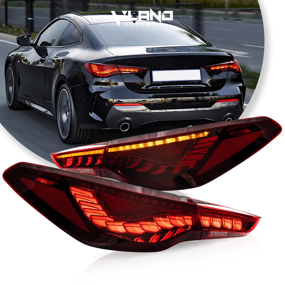Pair VLAND OLED Tail Lights For 2020-2026 BMW 4 Series G22 G23 G26 W/Animation Pair VLAND OLED Tail Lights For 2020-2026 BMW 4 Series G22 G23 G26 W/Animation