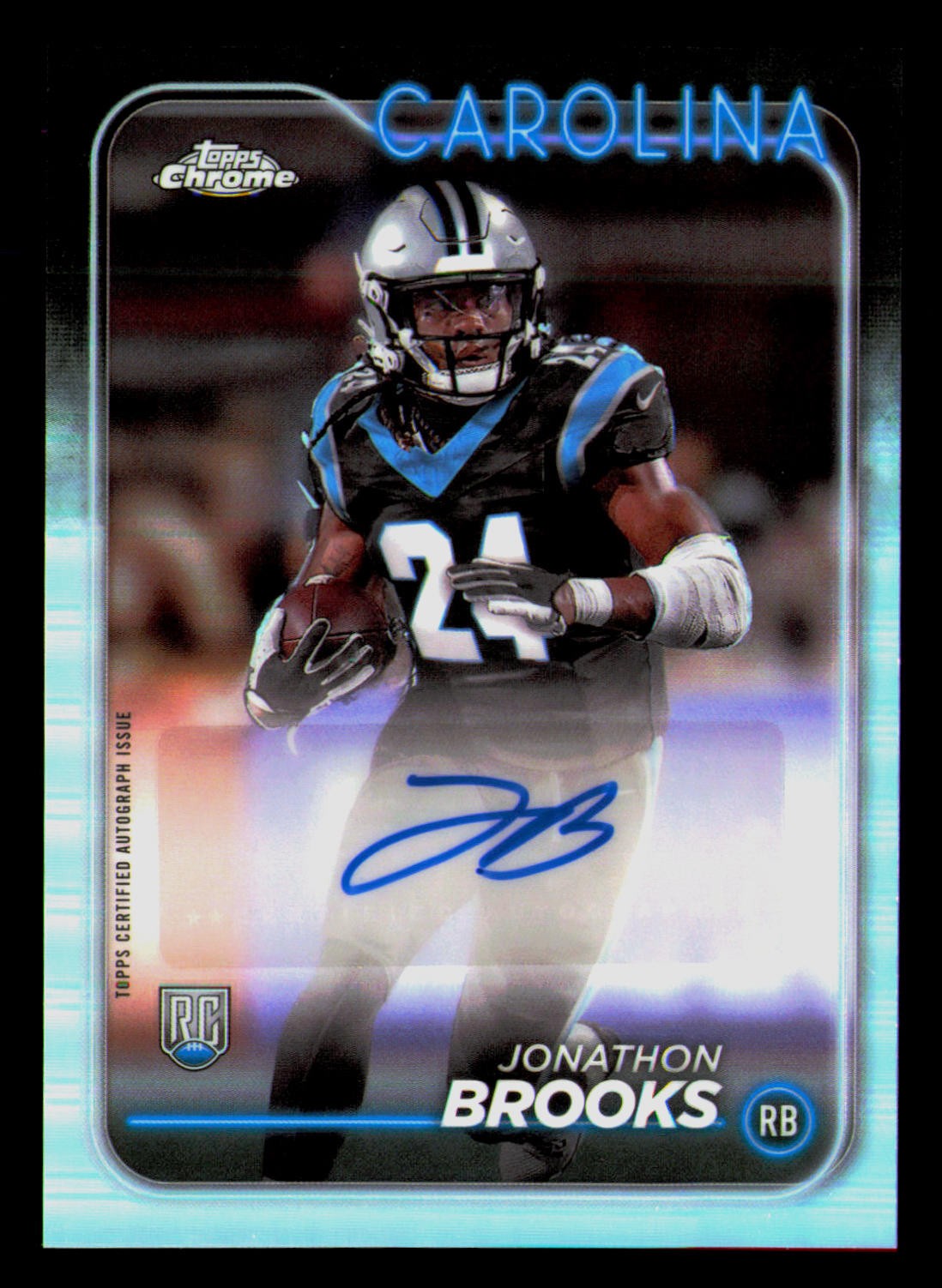 2024 Topps Chrome #RA-JBR Jonathon Brooks Rookie Autographs 2024 Topps Chrome #RA-JBR Jonathon Brooks Rookie Autographs