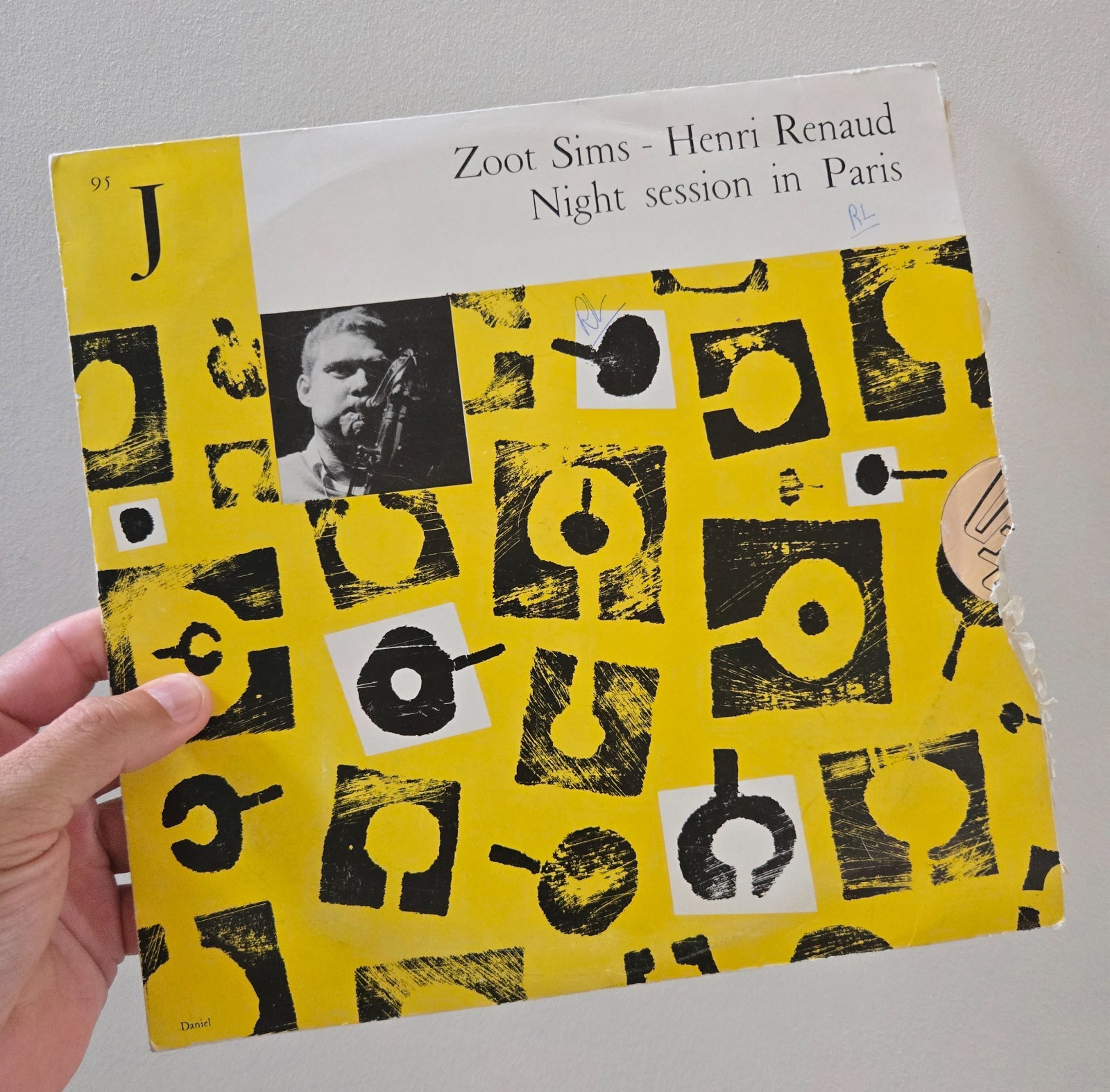Rare Jazz LP Zoot Sims & Henri Renaud Night Session In Paris OG FR CDF 95