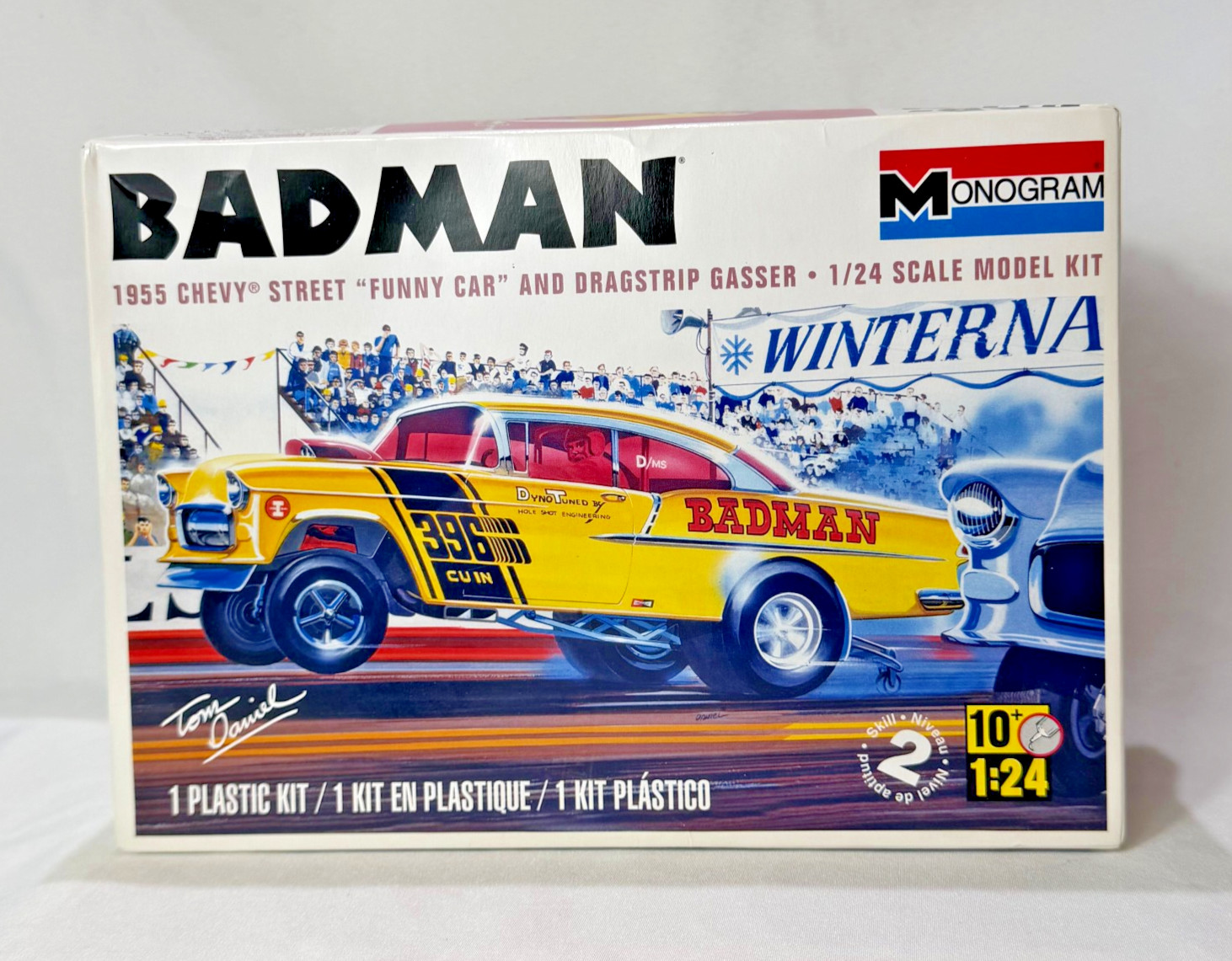 Monogram BADMAN 1955 Chevy Street Funny Car Model Kit 1/24 Scale Monogram BADMAN 1955 Chevy Street Funny Car Model Kit 1/24 Scale