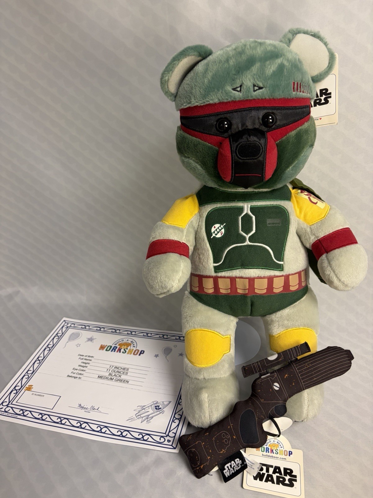 NWT Build-A- Bear Boba Fett Star Wars Bundle Exclusive NWT Build-A- Bear Boba Fett Star Wars Bundle Exclusive