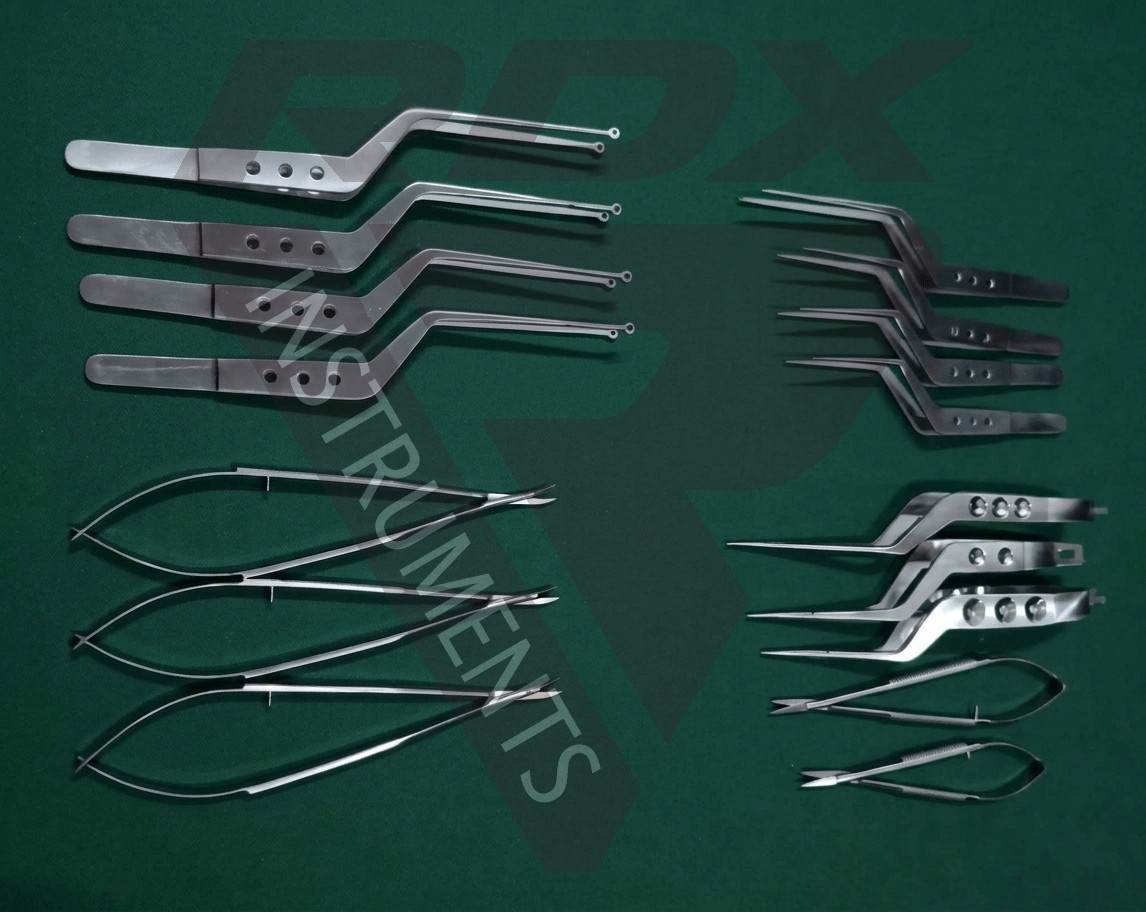 Kamiyama Micro neuro surgery instruments set 20pcs surgical instruments Kamiyama Micro neuro surgery instruments set 20pcs surgical instruments