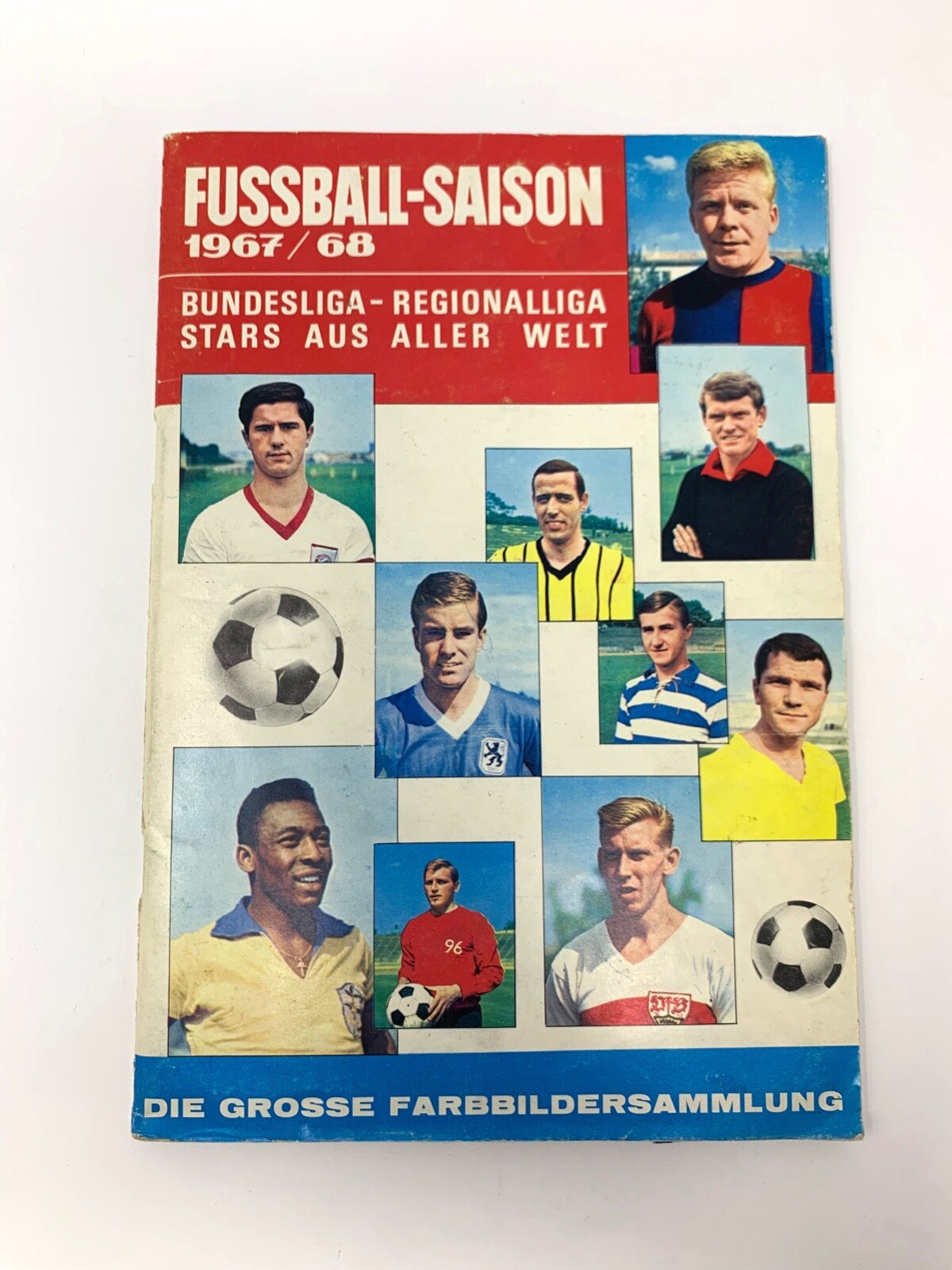 Sicker-football season 1967/68-collectible pictures Pele Eusebio