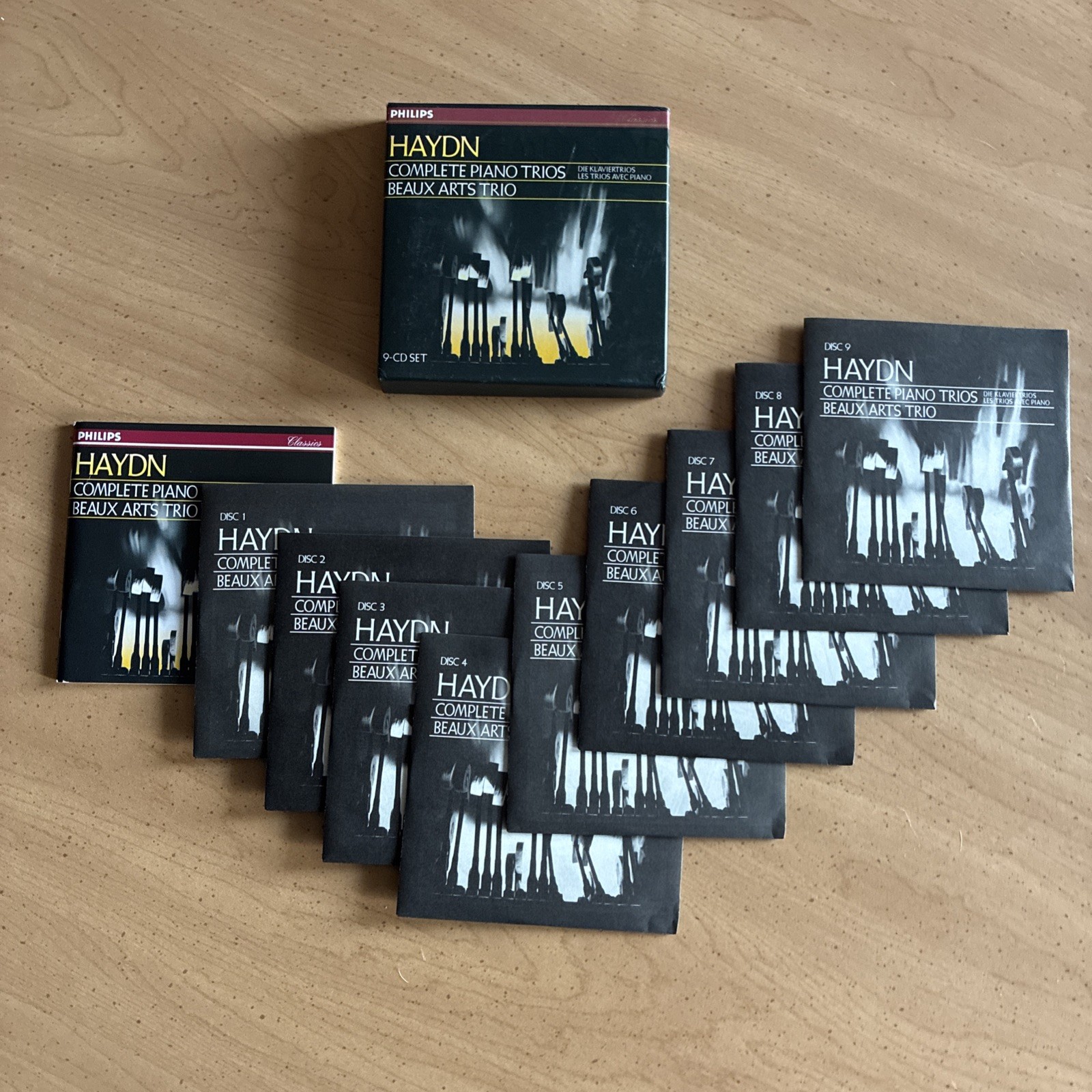 Haydn Complete Piano Trios Beaux Arts Trio Philips 9 CD Box Set 4540982 Pressler Haydn Complete Piano Trios Beaux Arts Trio Philips 9 CD Box Set 4540982 Pressler