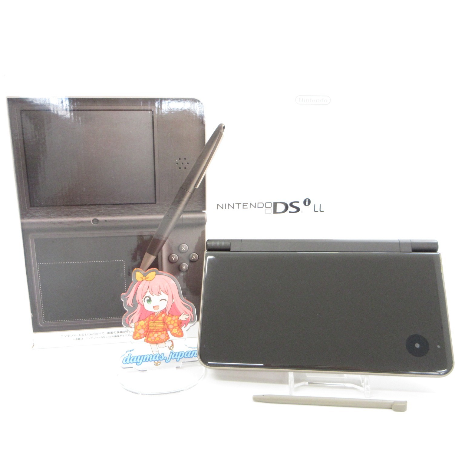 【Near Mint】Nintendo DSi XL Dark Brown Console with box Japanese Version Tested#A