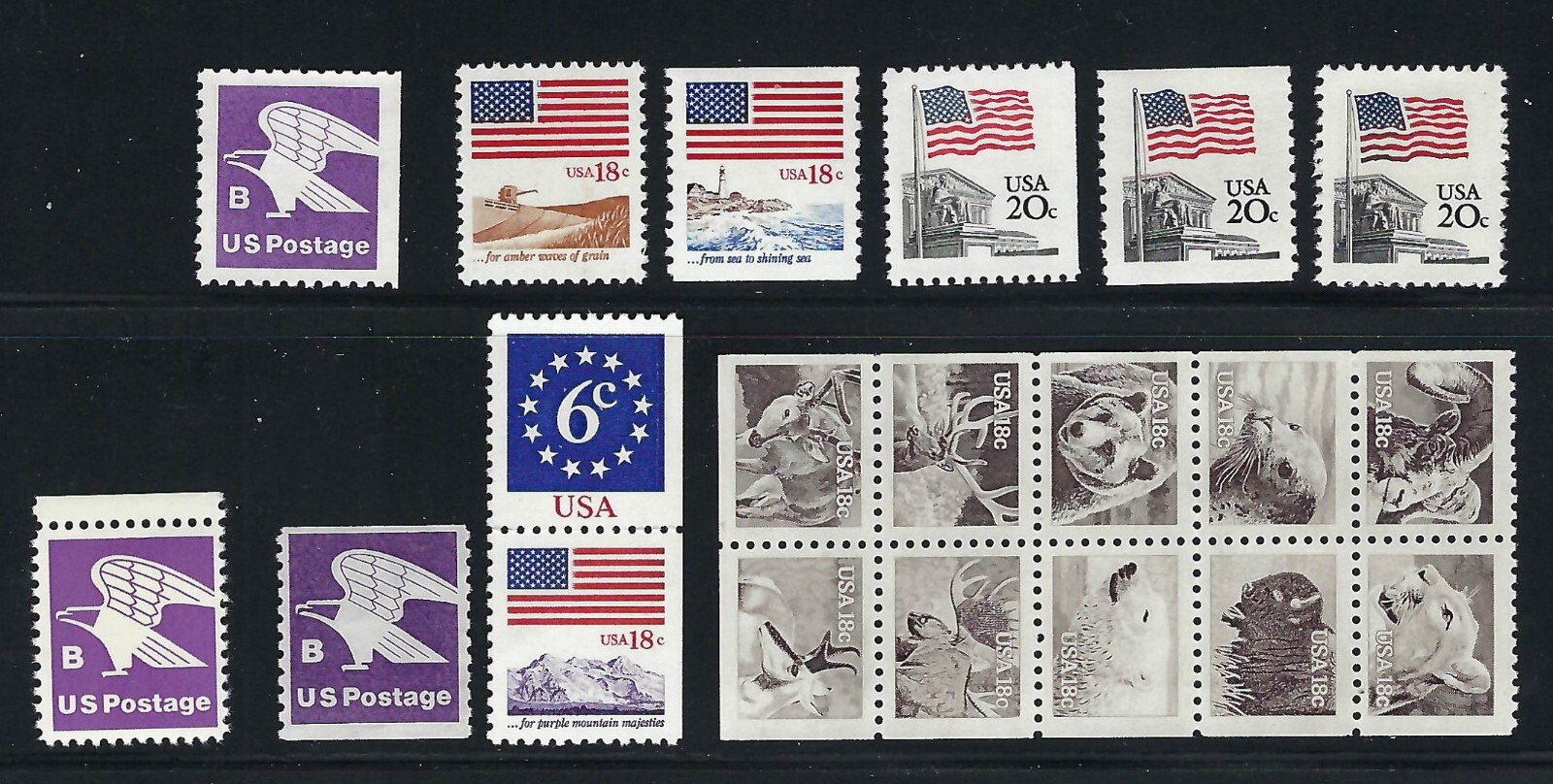 US Scott #1818 - 1820, 1880 - 1889, 1890,1891,1892,1893, & 1894 - 1896  MNH Set