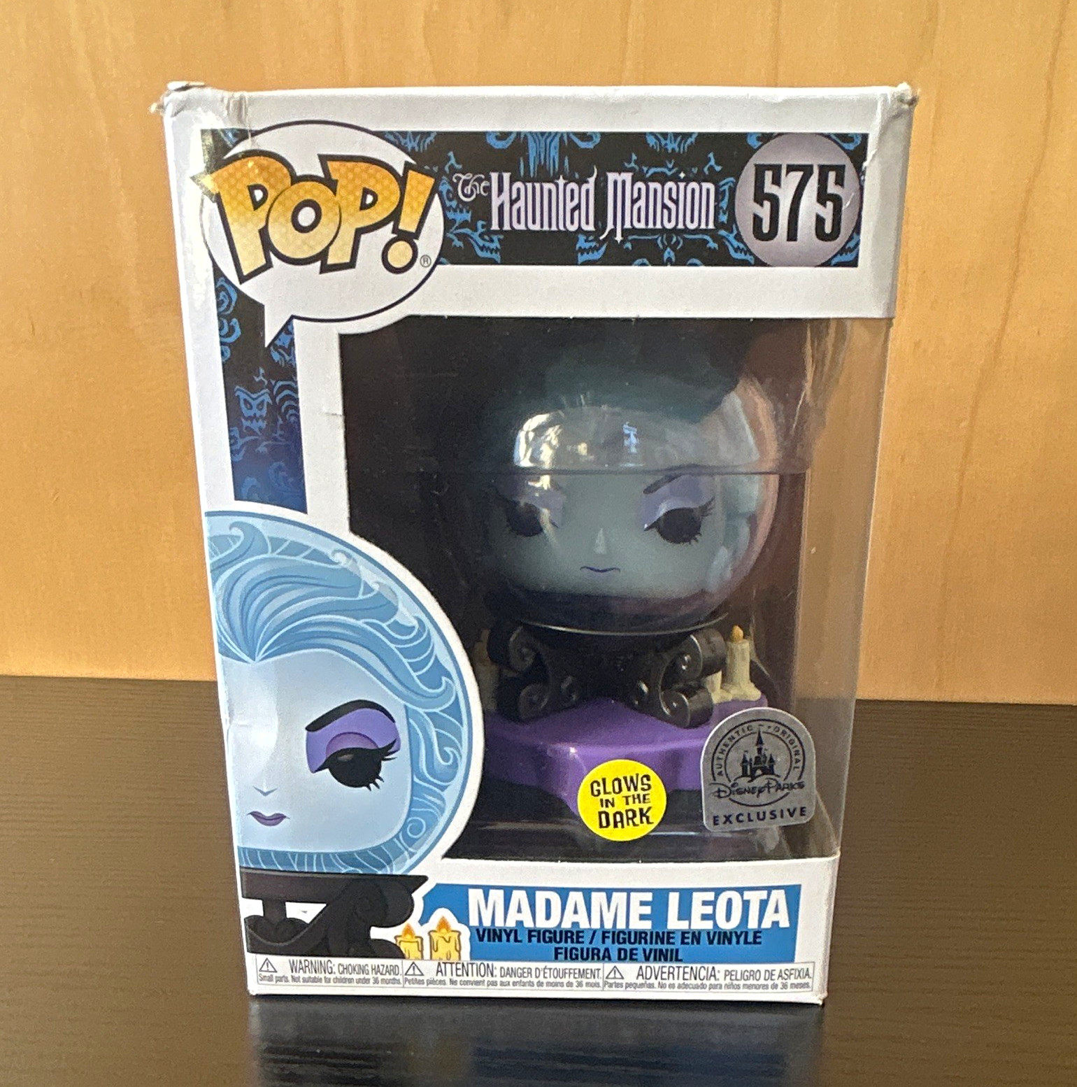 Funko Pop Haunted Mansion Madame Leota #575 Glow GITD Disney Parks Exclusive Funko Pop Haunted Mansion Madame Leota #575 Glow GITD Disney Parks Exclusive