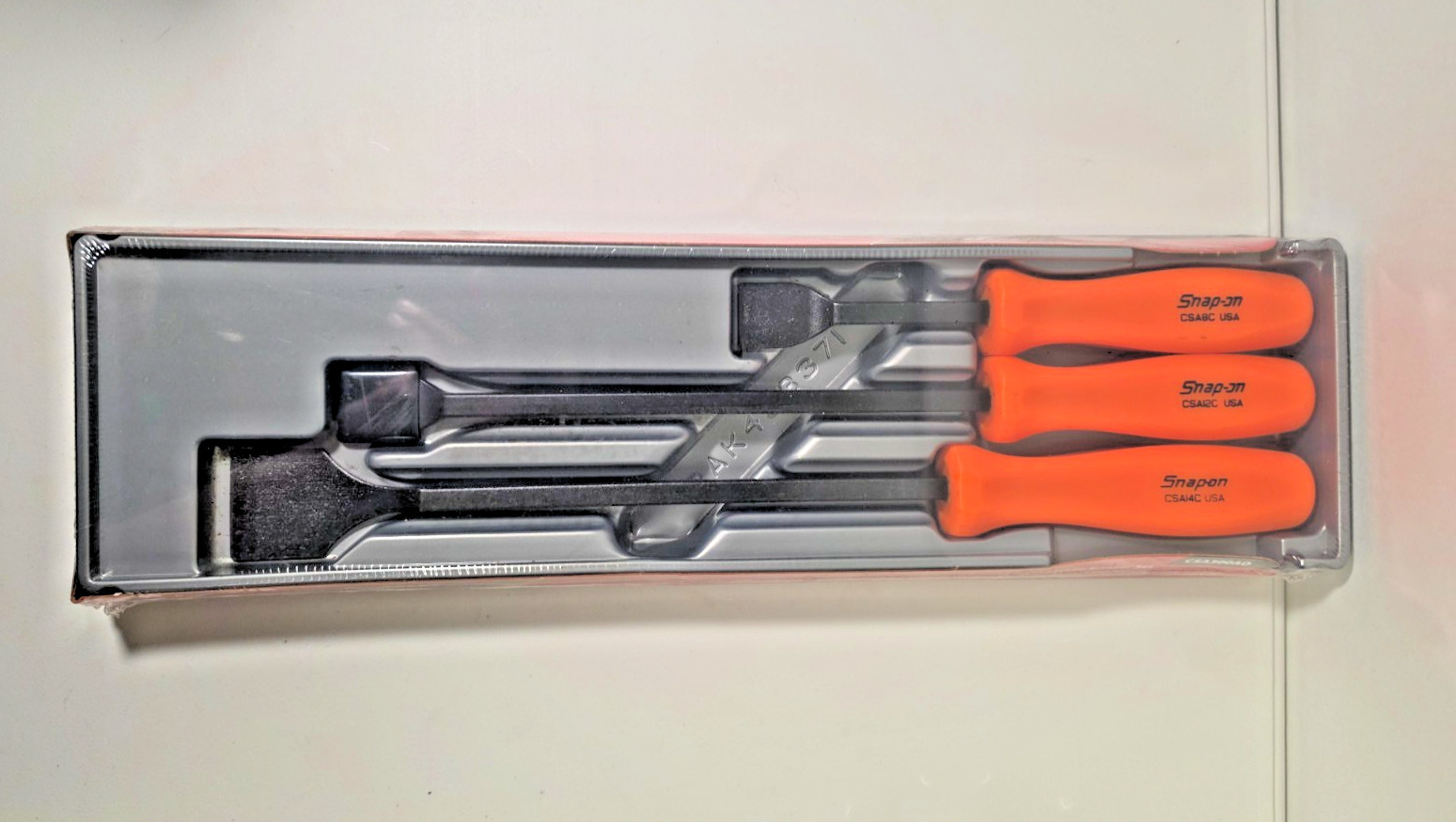 *NEW* Snap-On CSA300AO 3 pc. Rigid Carbon Scraper Set Orange FAST *NEW* Snap-On CSA300AO 3 pc. Rigid Carbon Scraper Set Orange FAST