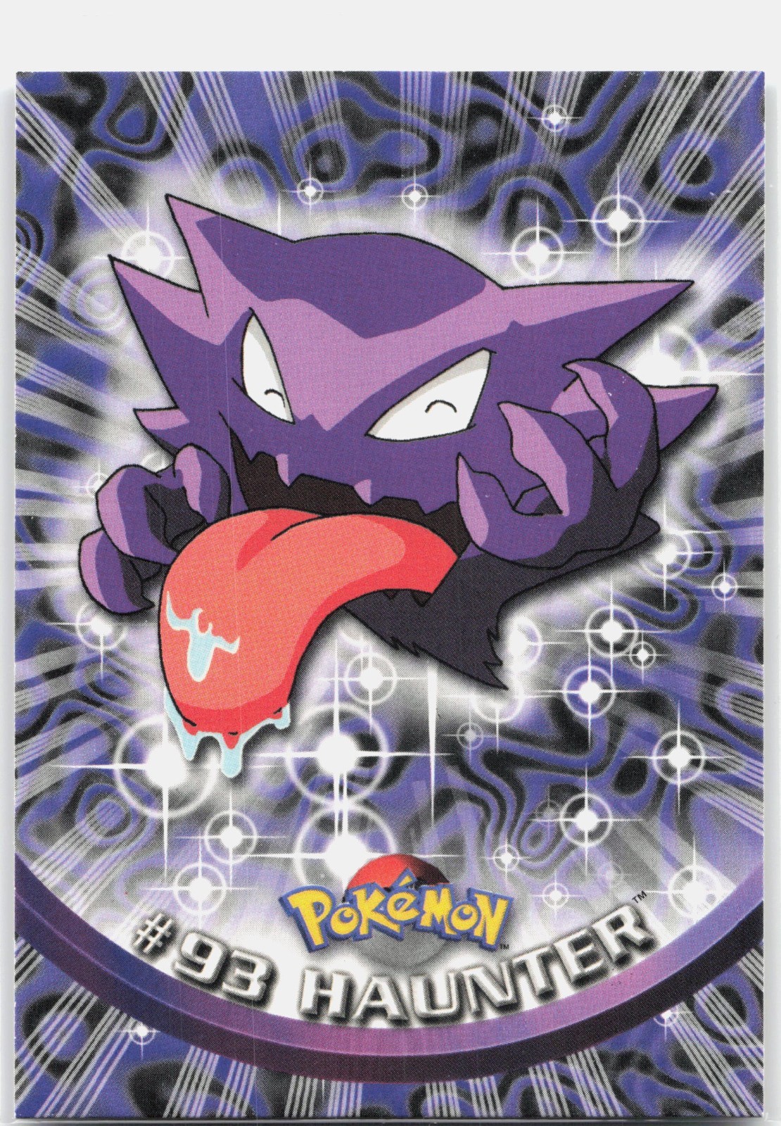Haunter Topps 2000 Pokemon TV Animation Edition #93 blue label NM Haunter Topps 2000 Pokemon TV Animation Edition #93 blue label NM