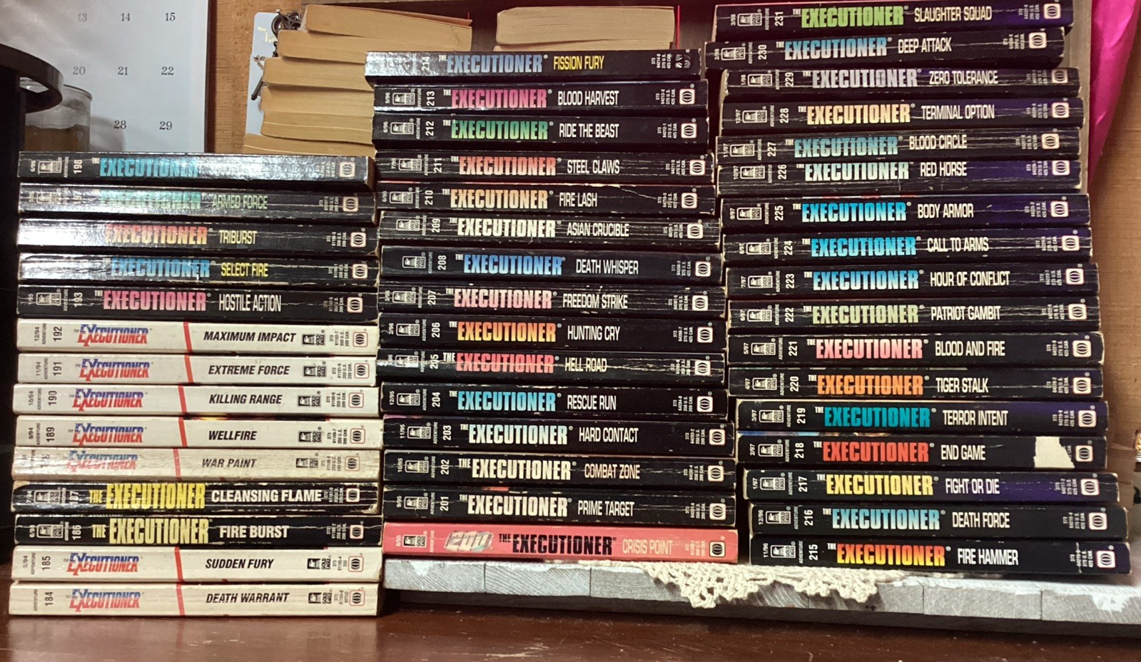 Don Pendleton The Executioner Vintage 46 PB Book Lot #184-193 #195-198 #200-231 Don Pendleton The Executioner Vintage 46 PB Book Lot #184-193 #195-198 #200-231