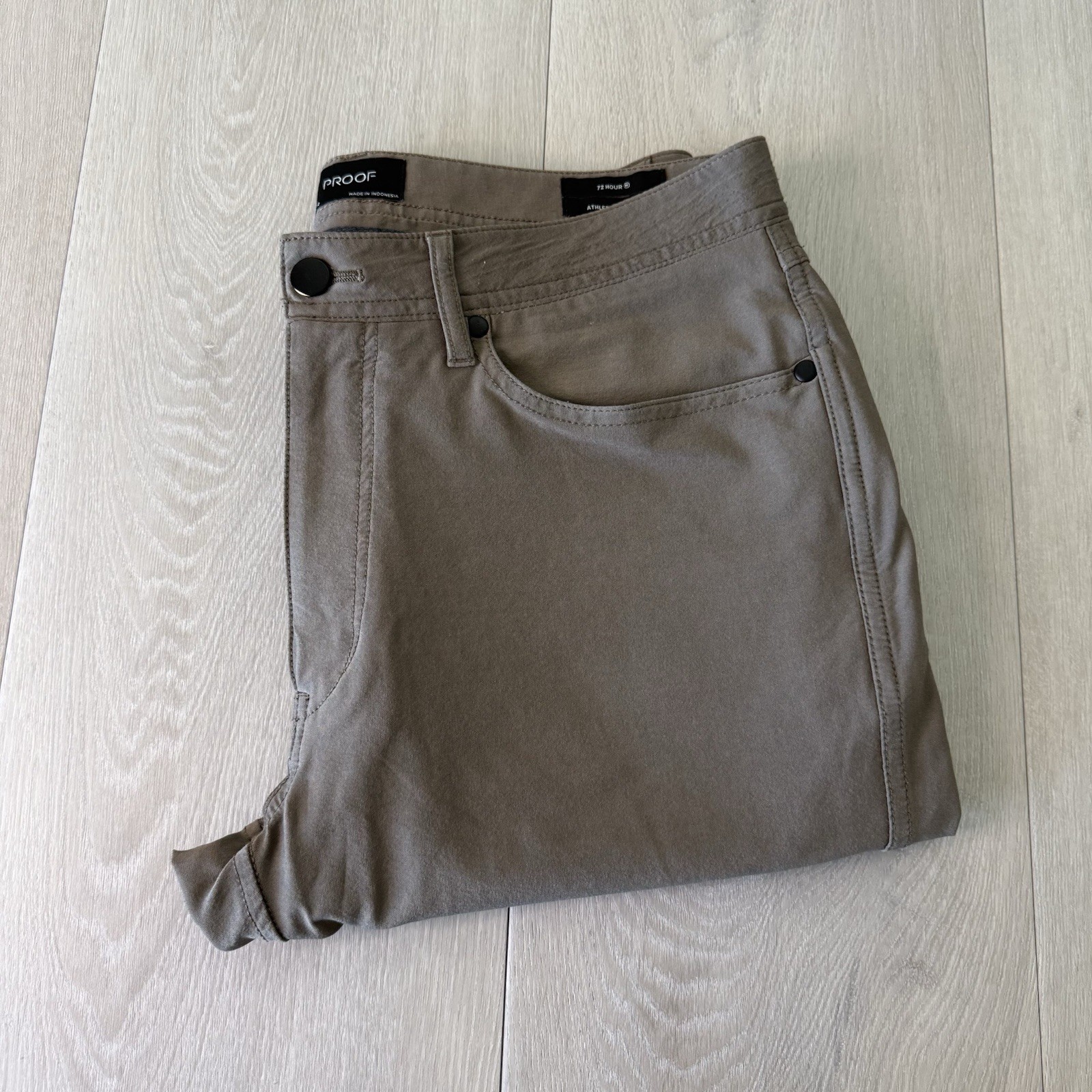 Proof 72 Hour Pants Chino Athletic Merino Wool Blend Huckberry Men’s Size 31x32 Proof 72 Hour Pants Chino Athletic Merino Wool Blend Huckberry Men’s Size 31x32