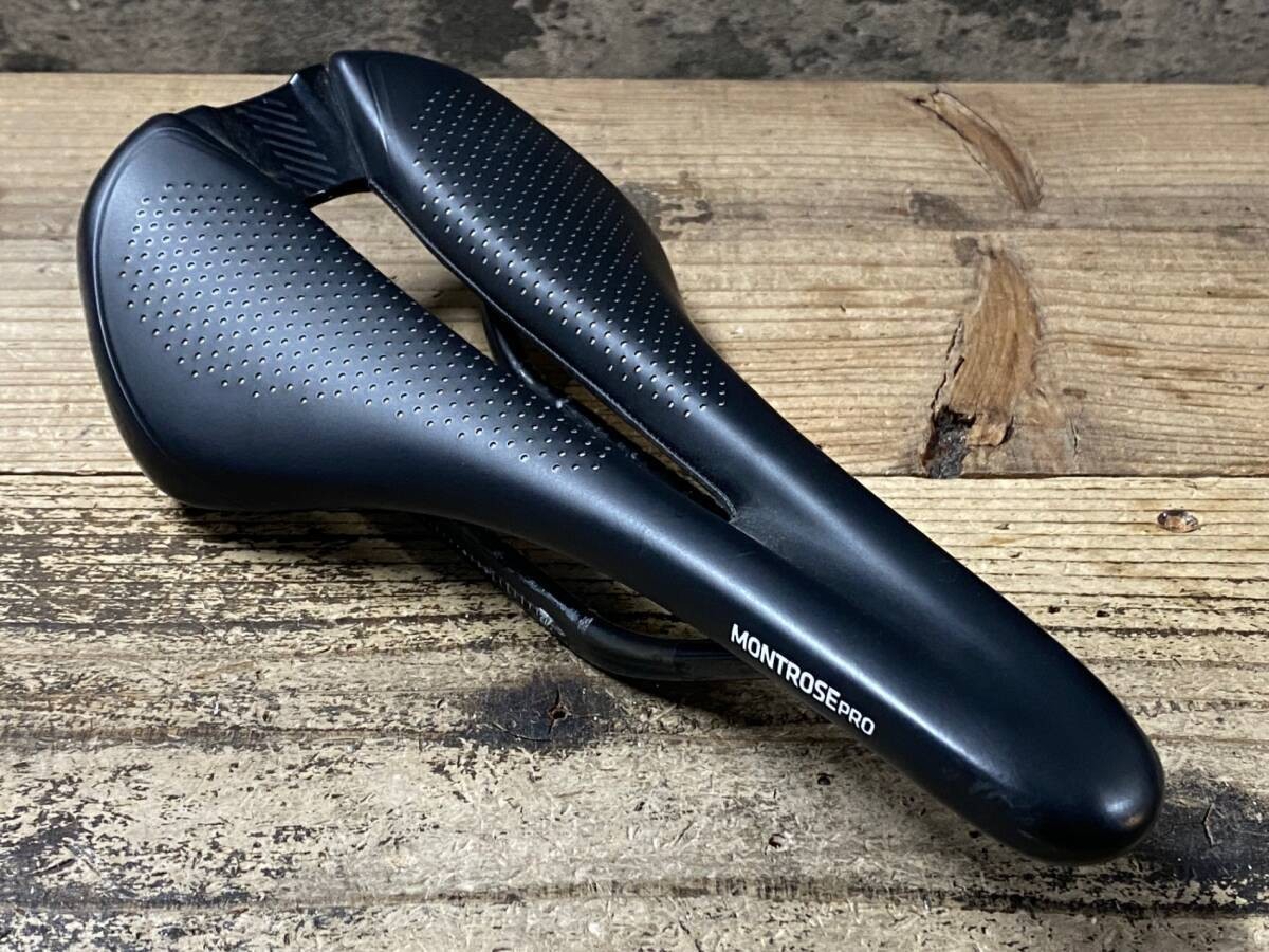 Bontrager MONTROSE PRO Saddle Black Carbon Rails 138mm lightweight 172g