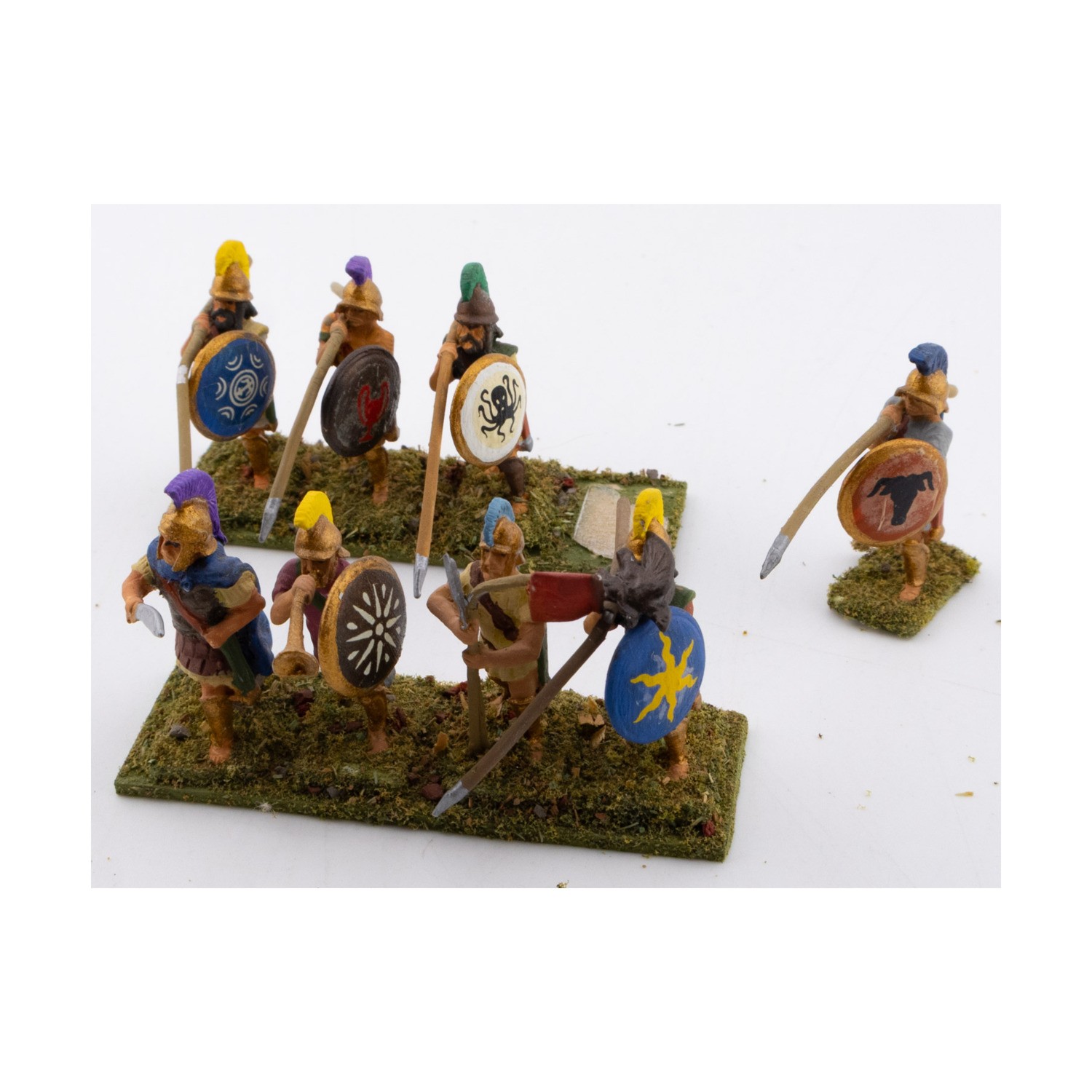 Minifigs Ancients Loose Minis 25mm Greek Hoplites #1 NM Minifigs Ancients Loose Minis 25mm Greek Hoplites #1 NM