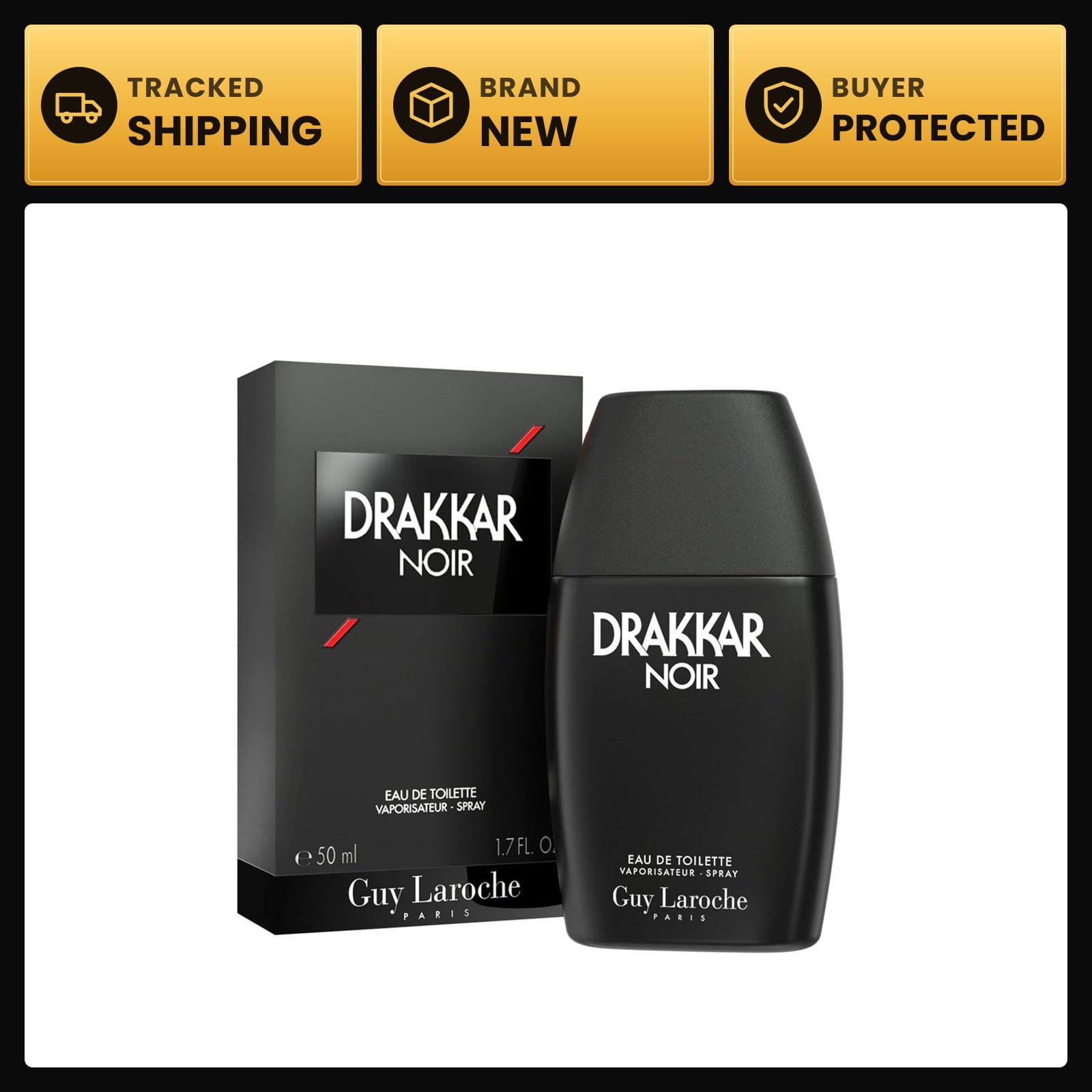 Drakkar Noir By Guy Laroche - Iconic Designer Fragrance - Intense & Powerful