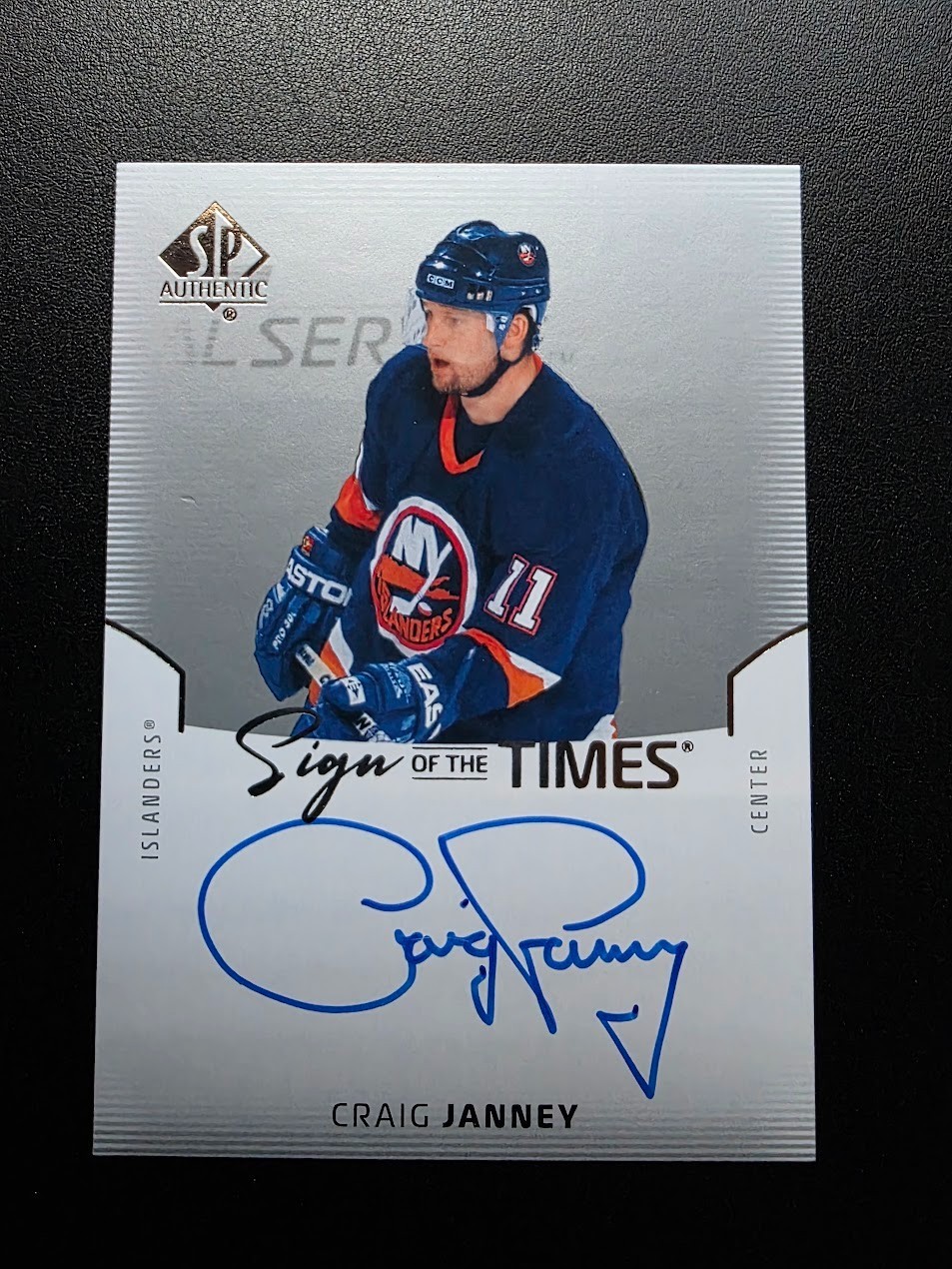 2025-26 SP Authentic Craig Janney Sign of the Times Autograph 2025-26 SP Authentic Craig Janney Sign of the Times Autograph